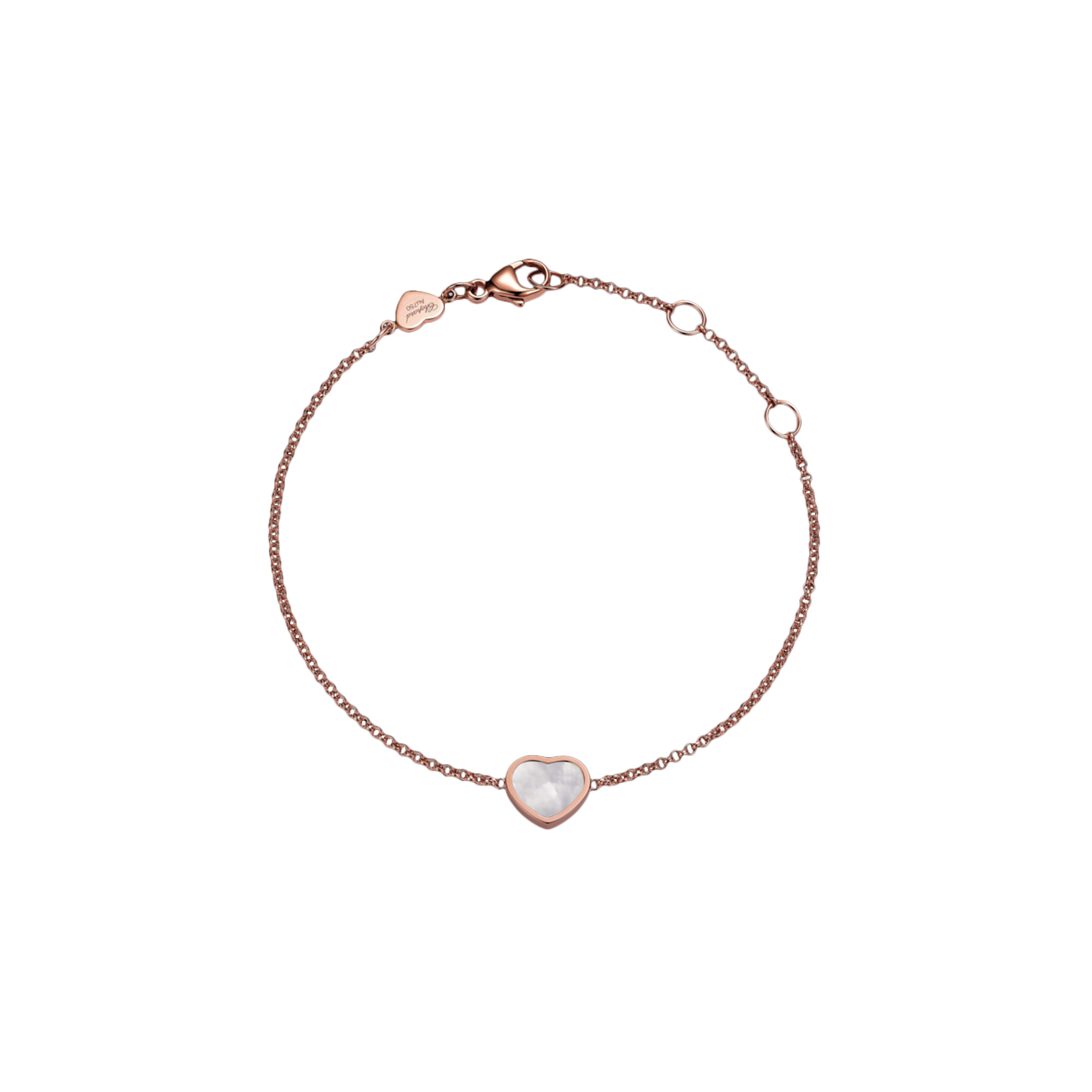 Chopard | CHOPARD - BRACCIALE MY HAPPY HEARTS IN ORO ROSA ETICO, MADREPERLA - 85A086-5031 - 85A086 (1)