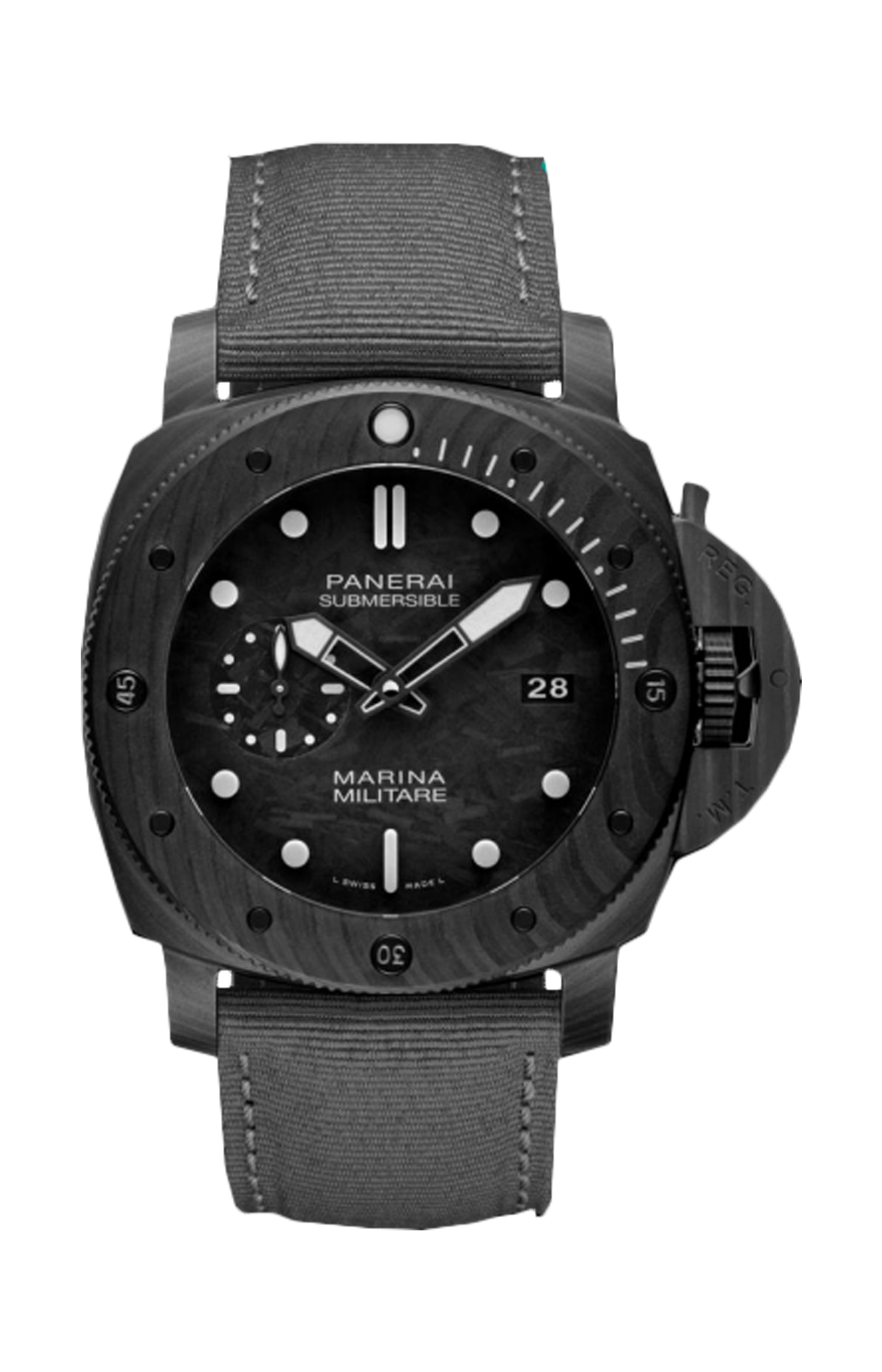 Panerai | SUBMERSIBLE MARINA MILITARE CARBOTECH&trade; 47 MM - DOPPIO CINTURINO - PAM02979 (4)