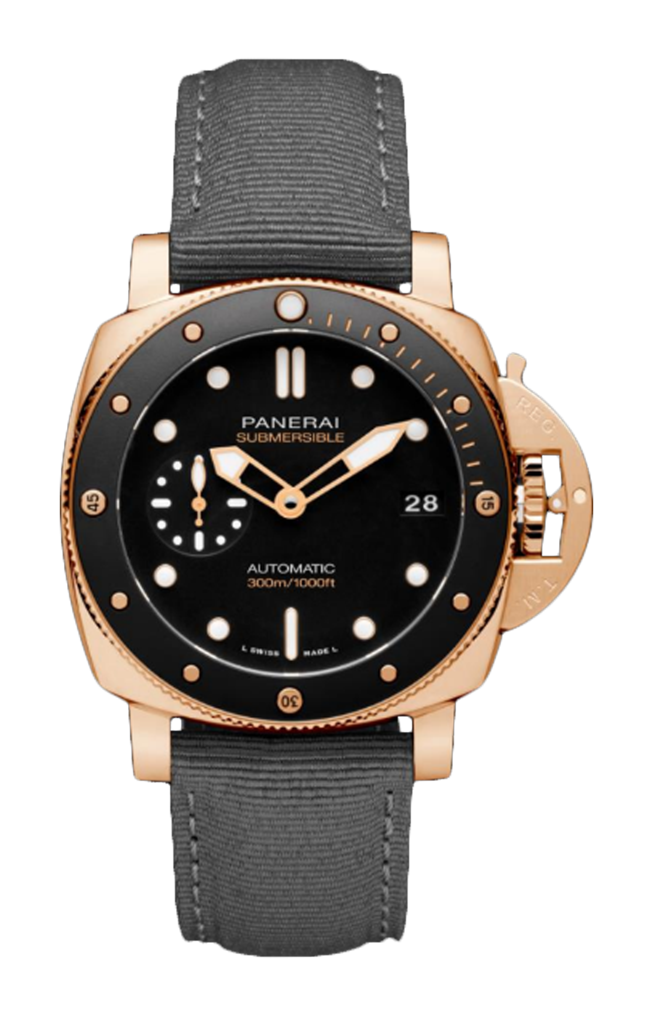 Panerai | SUBMERSIBLE GOLDTECH&trade; 42 MM - DOPPIO CINTURINO - PAM02164 (2)