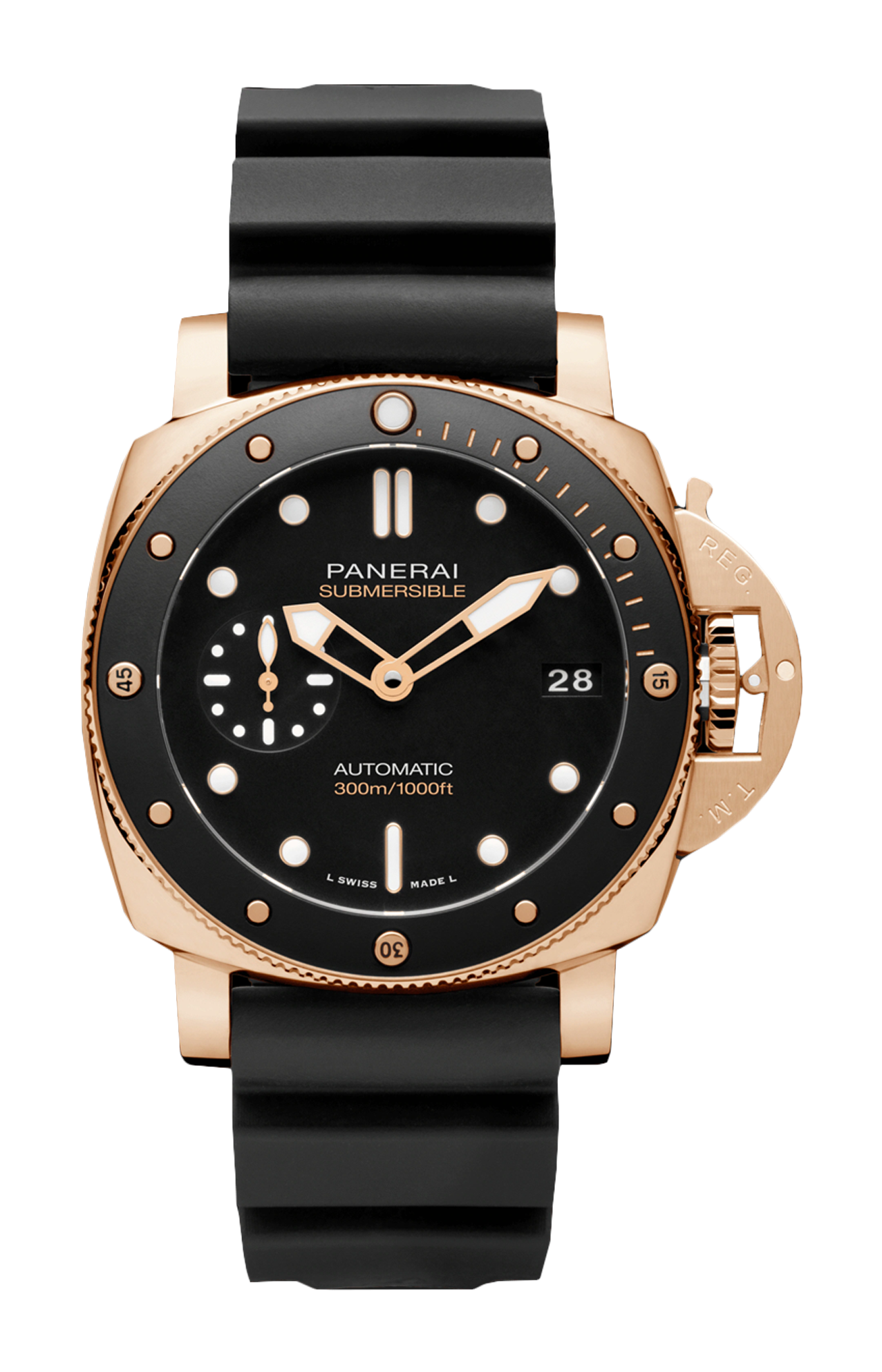 Panerai | SUBMERSIBLE GOLDTECH&trade; 42 MM - DOPPIO CINTURINO - PAM02164 (1)