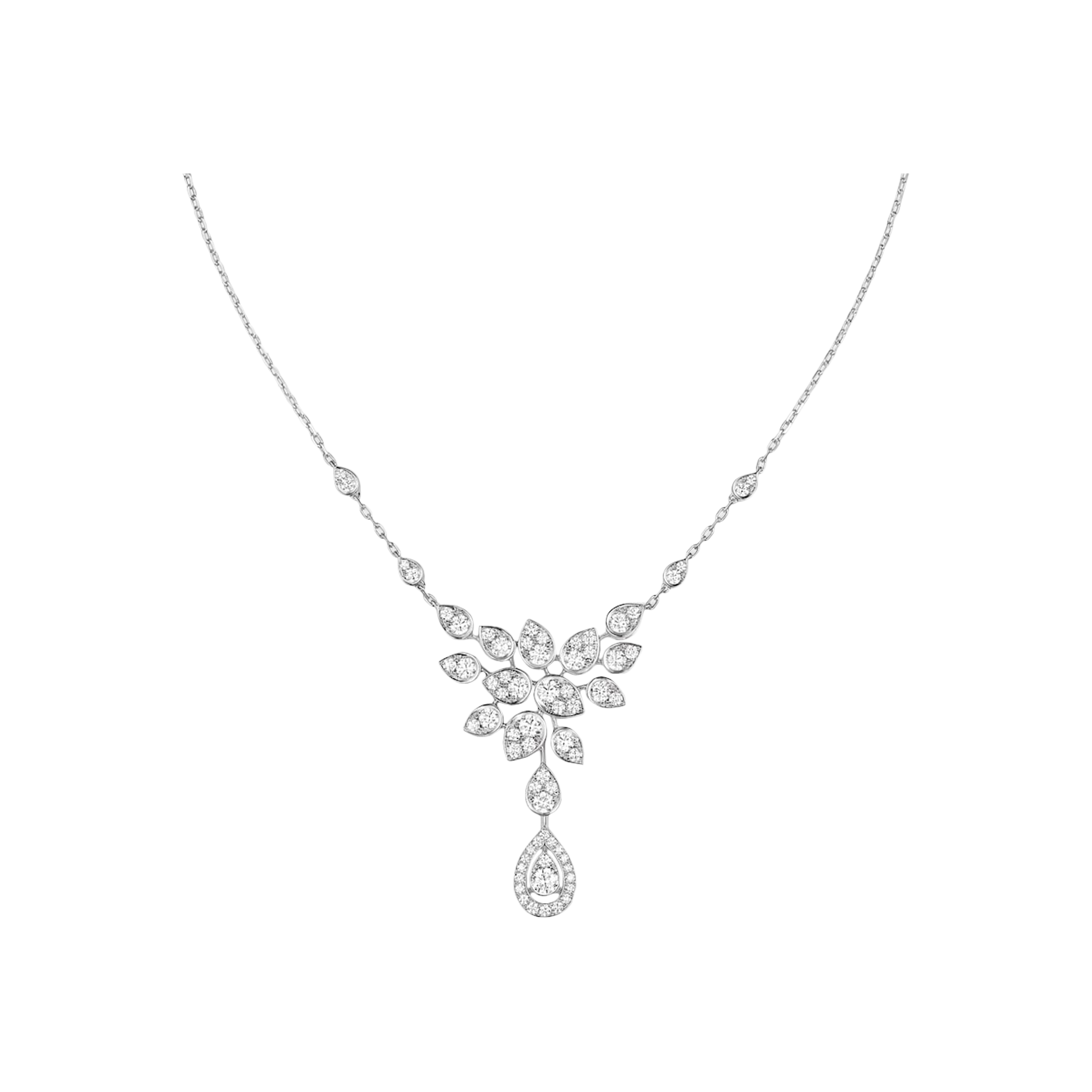 Chaumet | CHAUMET - COLLANA JOS&Eacute;PHINE AIGRETTE IMP&Eacute;RIALE IN ORO BIANCO E PAV&Eacute; DI DIAMANTI - 083840 - 083840 (1)