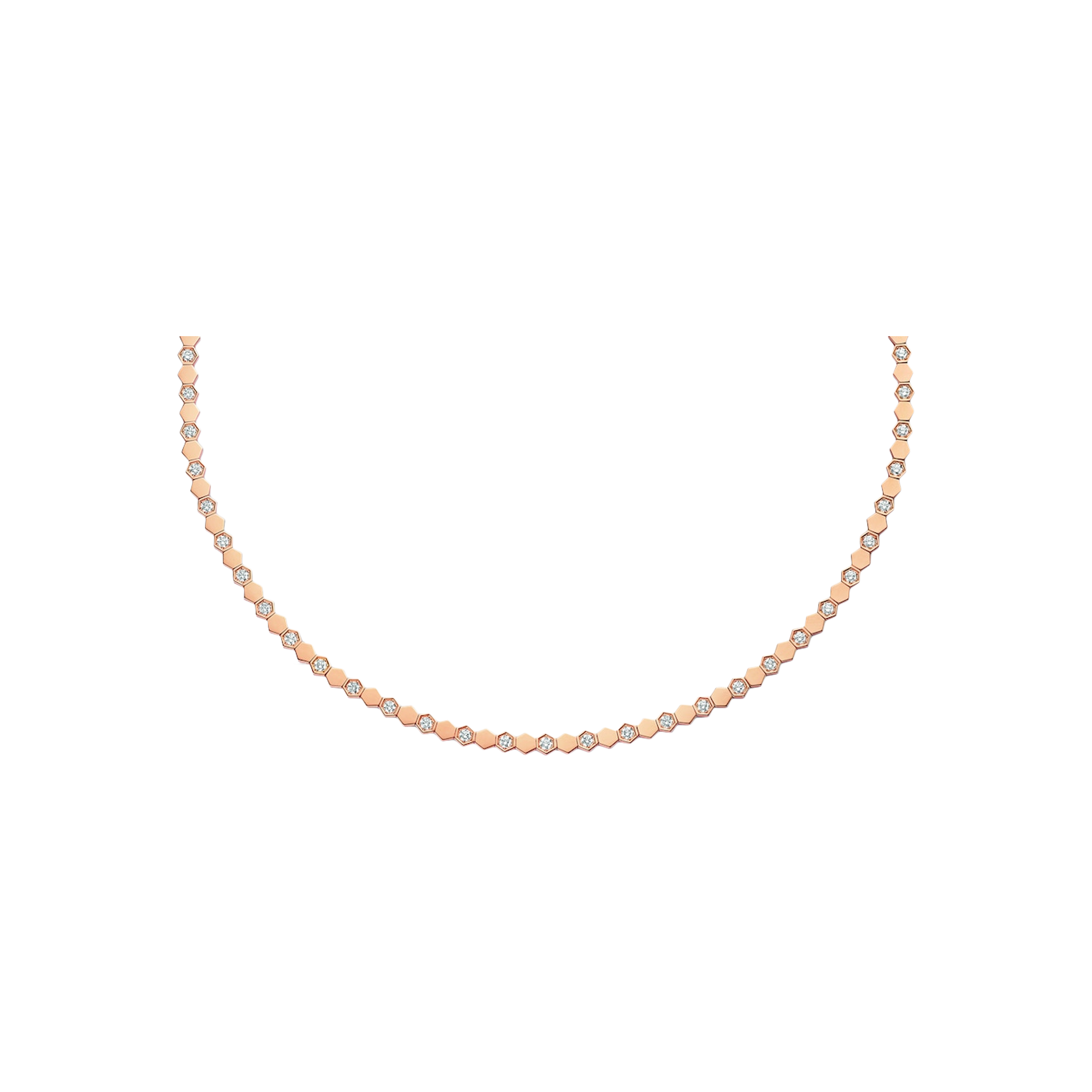 Chaumet | CHAUMET - COLLANA BEE MY LOVE IN ORO ROSA E SEMI-PAV&Eacute; DI DIAMANTI  - 084399 - 084399 (1)