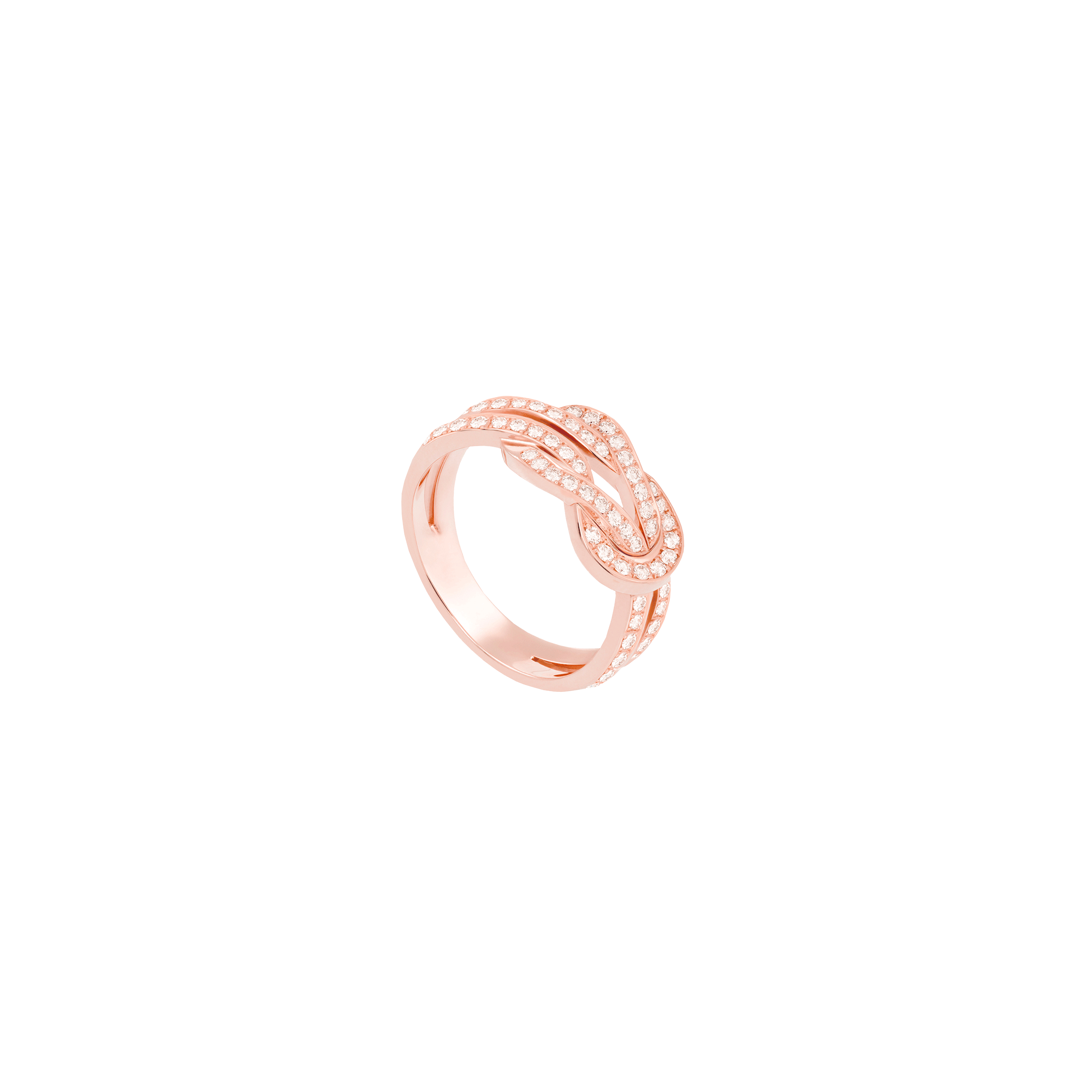 Fred | ANELLO CHANCE INFINIE MODELLO MEDIO IN ORO ROSA E DIAMANTI - 4B0871 - 4B0871 (1)