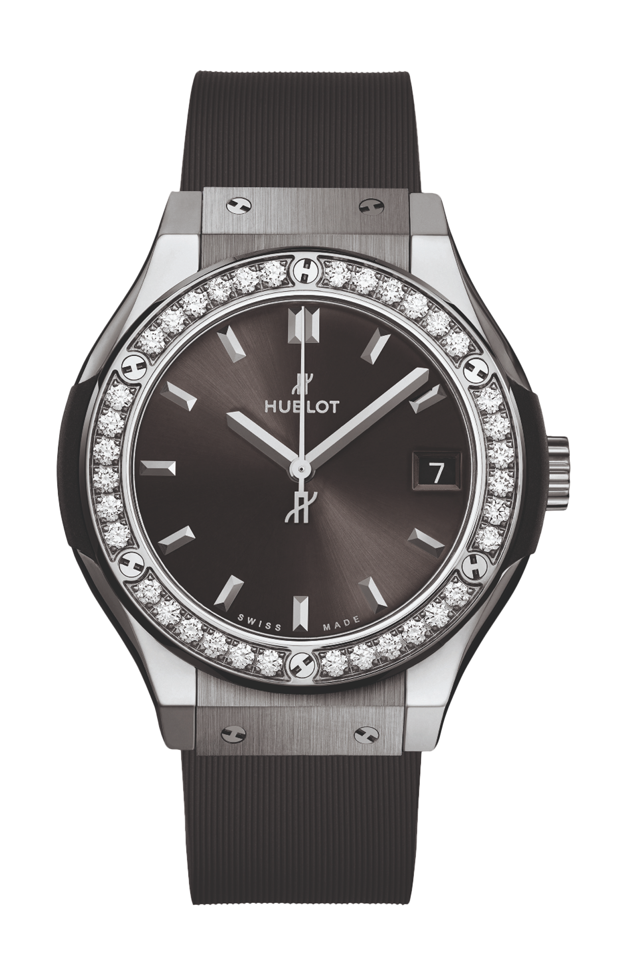 Hublot | CLASSIC FUSION RACING GREY TITANIUM DIAMONDS 33 MM - 581.NX.7071.RX.1104 (1)