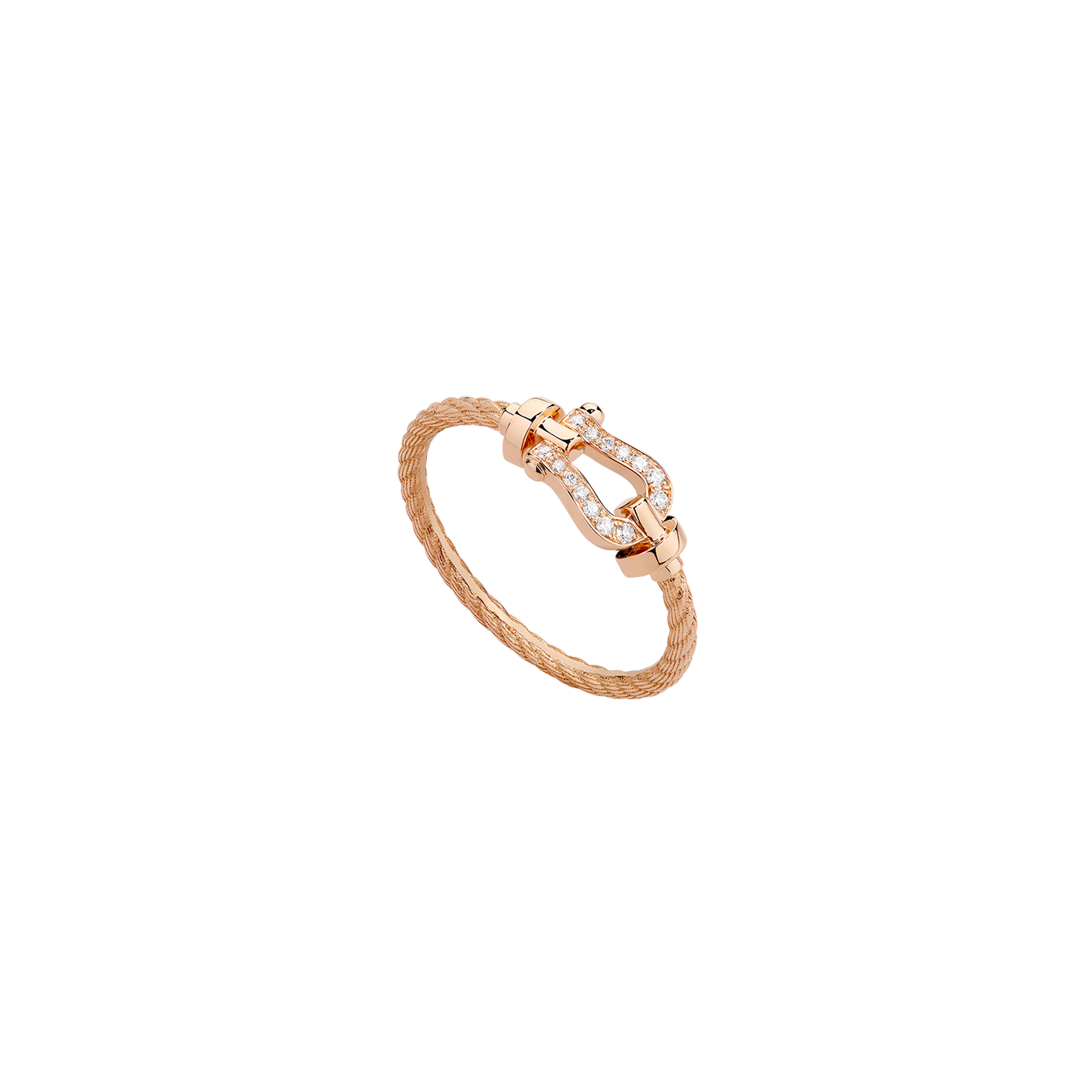 Fred | ANELLO FORCE 10 MODELLO PICCOLO IN ORO ROSA E DIAMANTI - 4B0967 - 4B0967 (1)