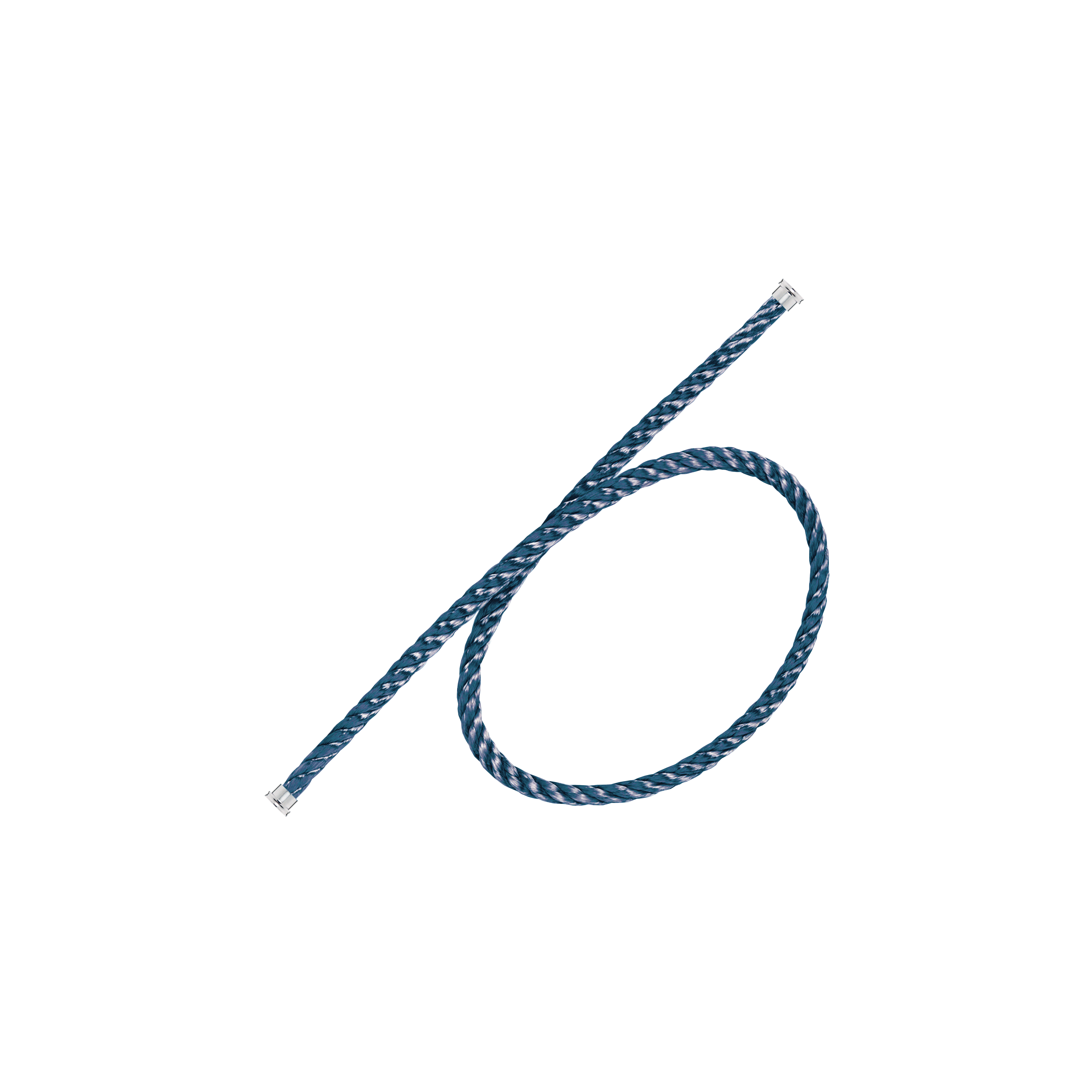 Fred | CABLE BLUE JEANS PER BRACCIALE MODELLO GRANDE IN ORO BIANCO O ACCIAIO - 6B1065 - 6B1065 (1)