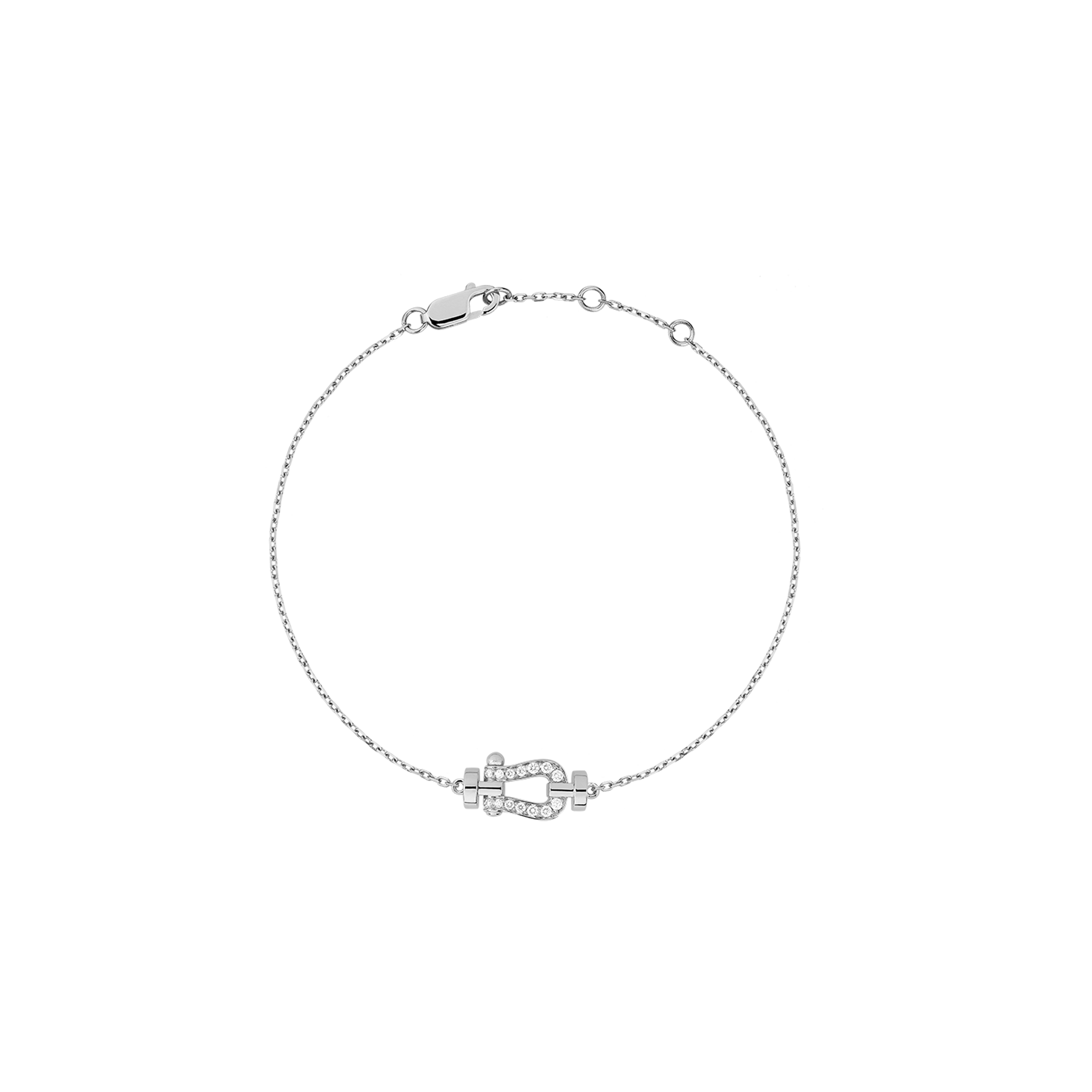 Fred | BRACCIALE FORCE 10 IN ORO BIANCO CON DIAMANTI MISURA PICCOLA -  6B1127 - 6B1127 (1)