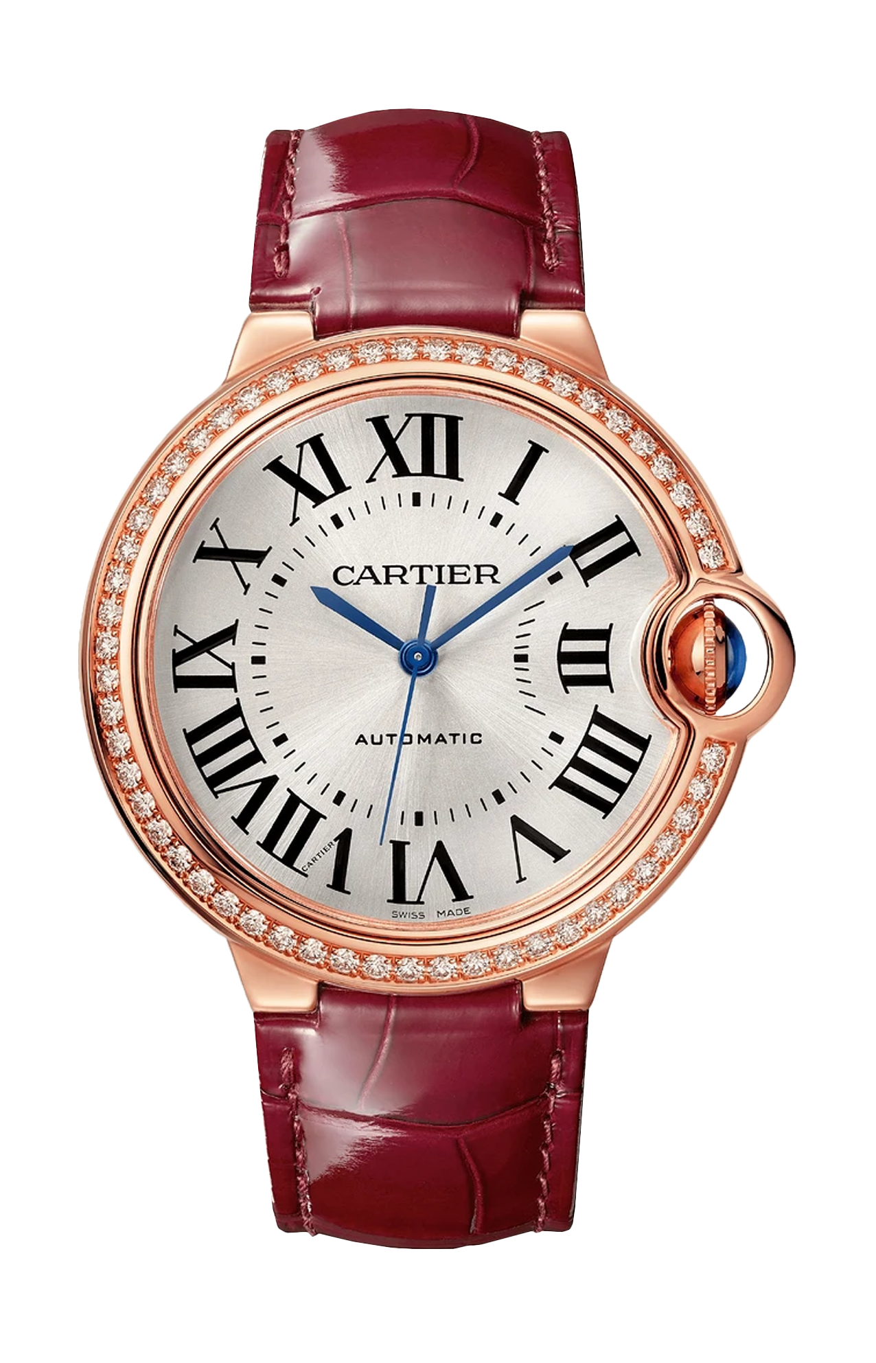 Cartier | BALLON BLEU DE CARTIER 36 MM, AUTOMATICO, ORO ROSA, DIAMANTI - WJBB0034 (1)