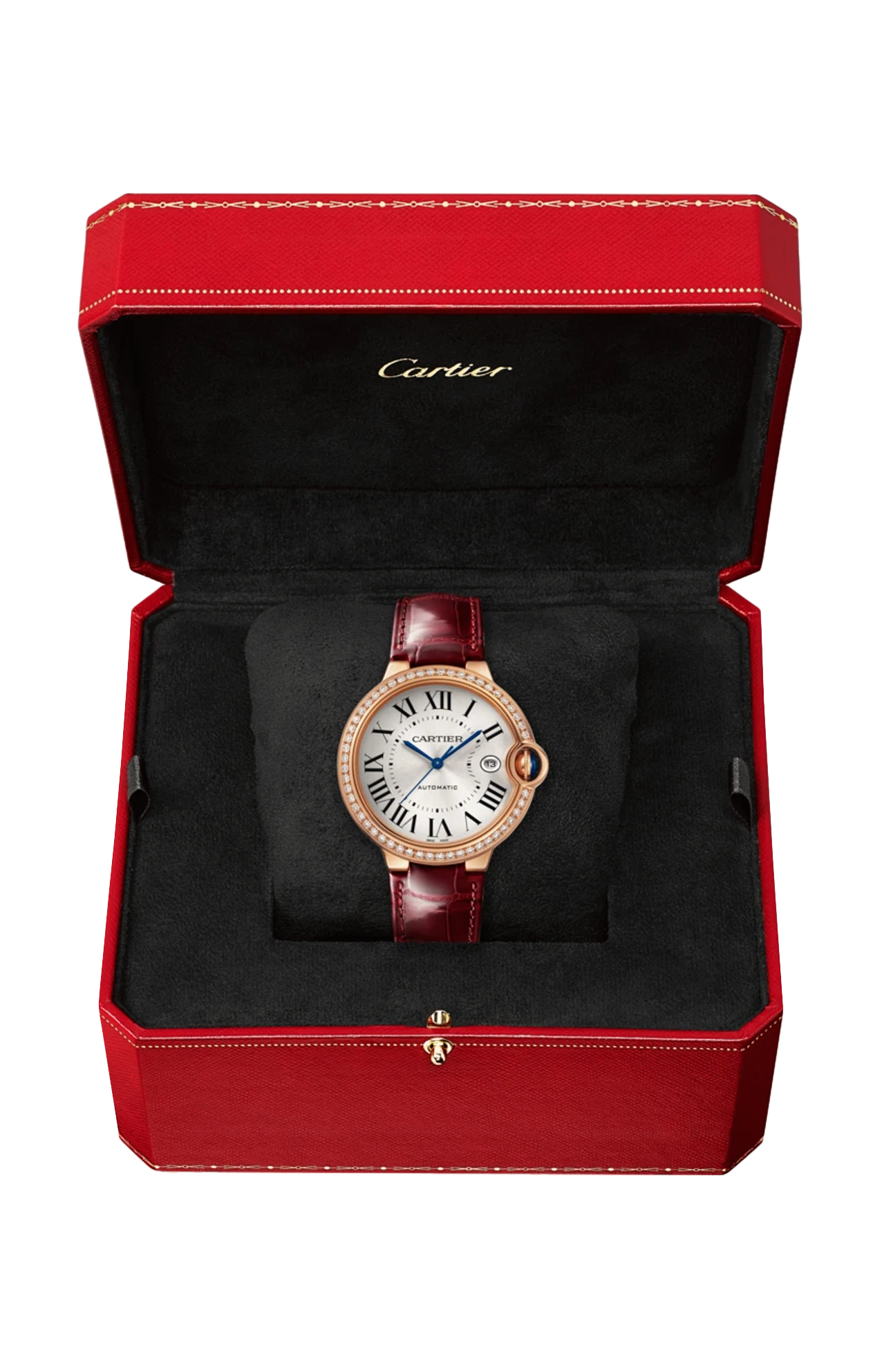 Cartier | BALLON BLEU DE CARTIER 40 MM, AUTOMATICO, ORO ROSA, DIAMANTI - WJBB0056 (2)