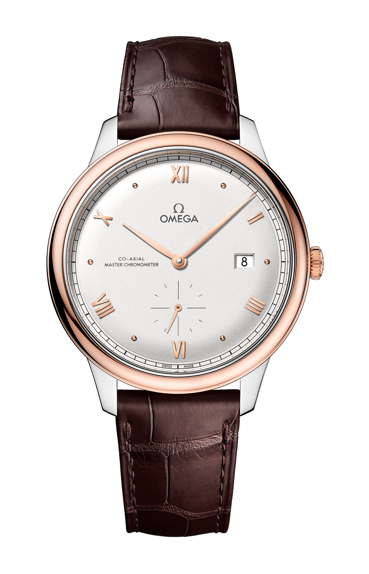 Omega | DE VILLE PRESTIGE 41 MM, ACCIAIO-ORO SEDNA&trade; SU PELLE - 434.23.41.20.02.001 (1)
