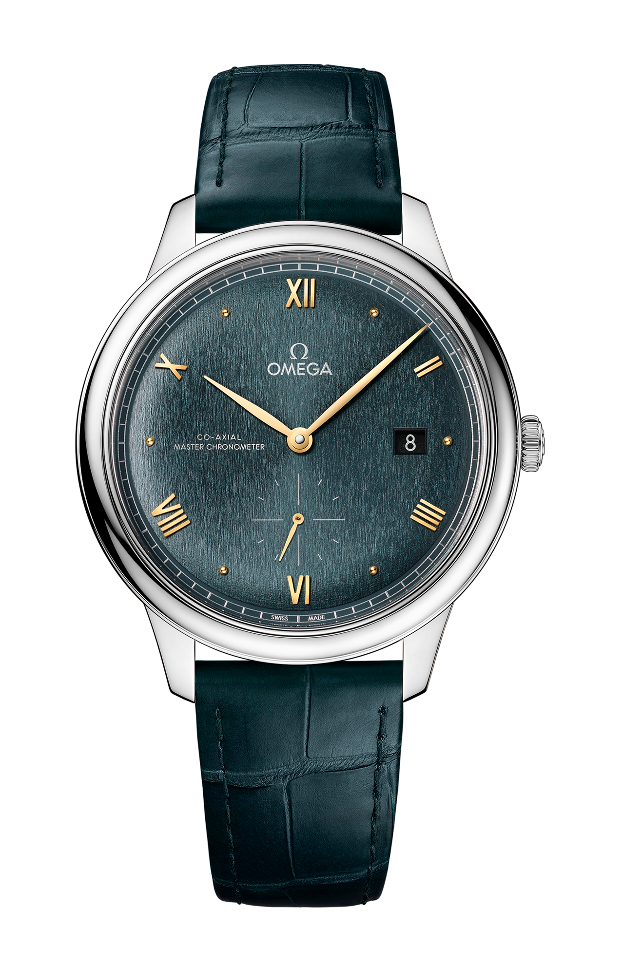 Omega | DE VILLE PRESTIGE 41 MM, ACCIAIO SU PELLE - 434.13.41.20.10.001 (1)