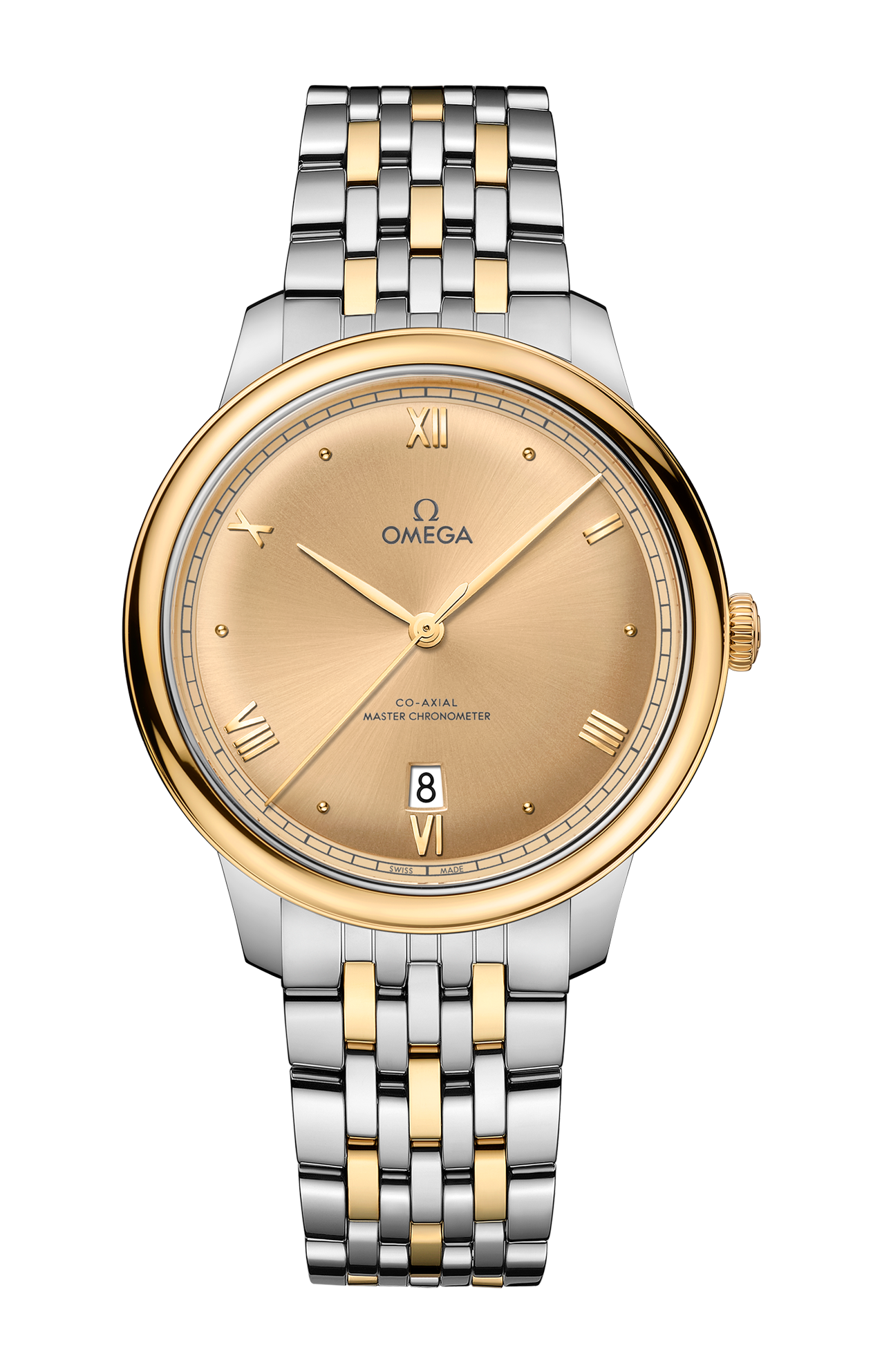 Omega | DE VILLE PRESTIGE 40 MM, ACCIAIO-ORO GIALLO SU ACCIAIO-ORO GIALLO - 434.20.40.20.08.001 (1)