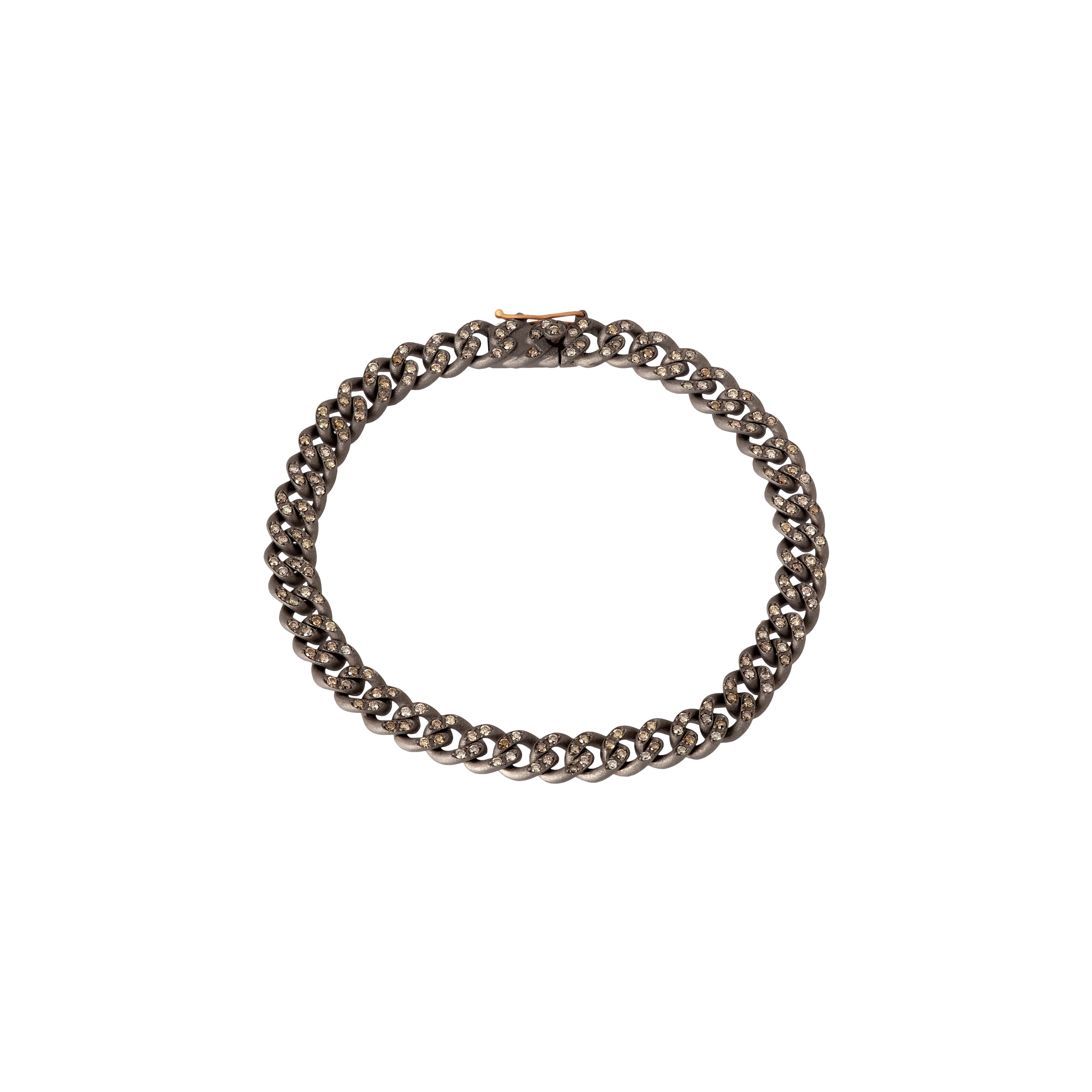 Mano | J . | BRACCIALE UOMO GROUMETTE IN TITANIO E DIAMANTI BROWN - GROUBRTBROWSN - GROUBRTBROWSN (1)