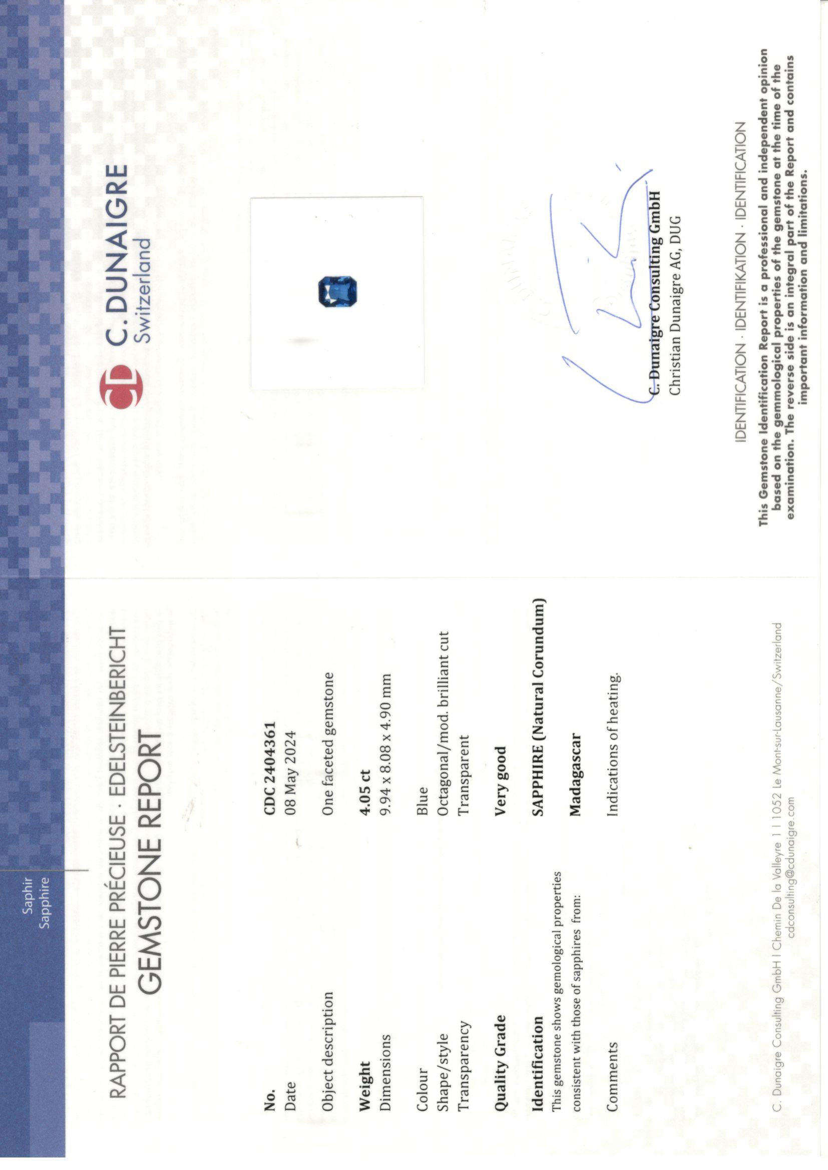 Bartorelli Italian Jewels | ANELLO IN ORO BIANCO CON ZAFFIRO BLU CERTIFICATO E DIAMANTI CONTORNO E DEMI-GAMBO - 326-CONT-AN (4)