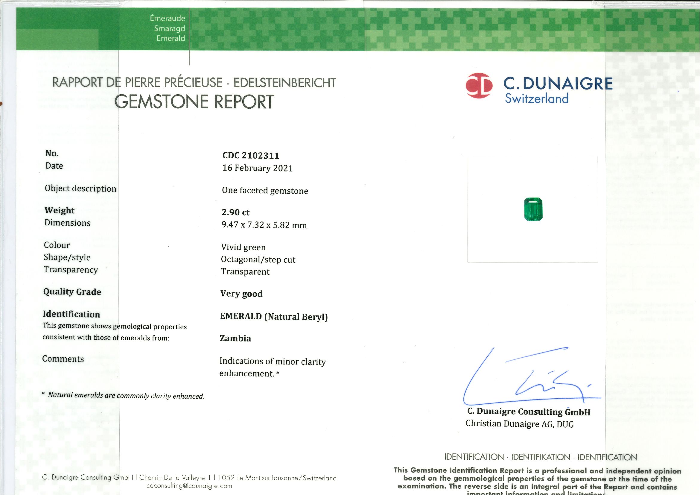 Bartorelli Italian Jewels | ANELLO IN ORO BIANCO CON SMERALDO OTTAGONALE E DIAMANTI CERTIFICATI ORIGINALI - 000-4262NS (4)