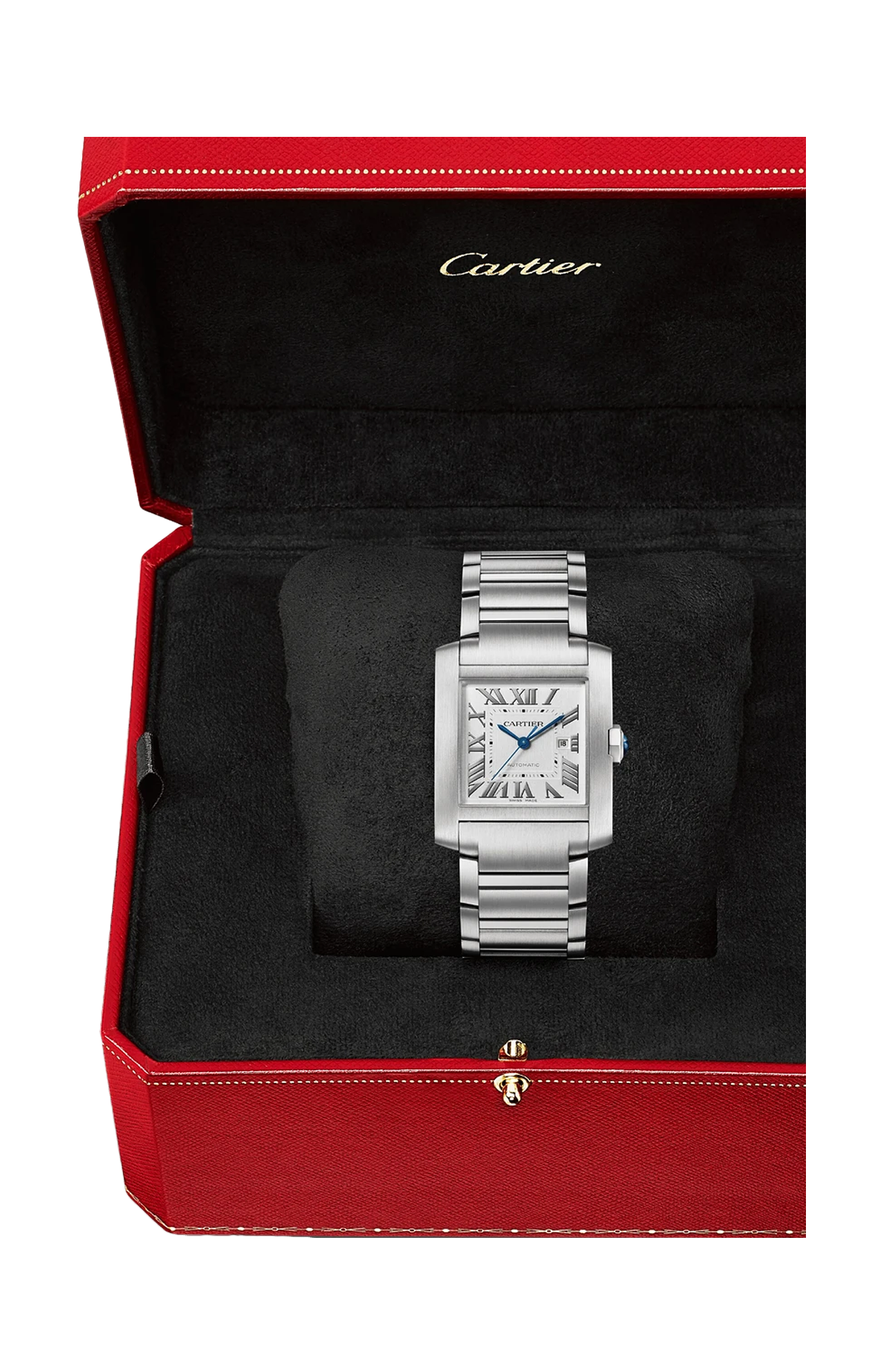 Cartier | TANK FRAN&Ccedil;AISE, MODELLO GRANDE, ACCIAIO, AUTOMATICO - WSTA0067 (2)