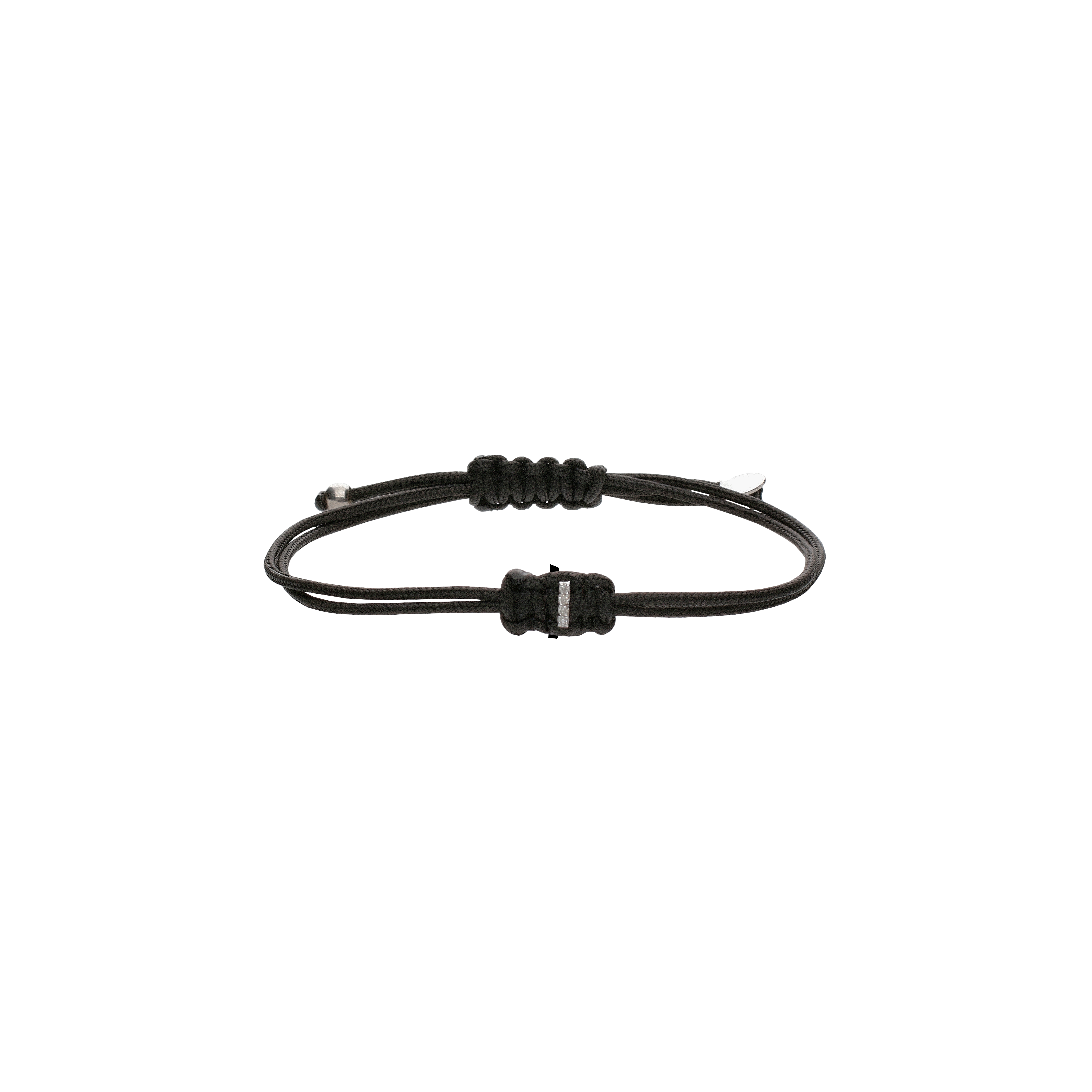 Bartorelli Italian Jewels | BRACCIALE IN CORDINO NERO CON LETTERA 
