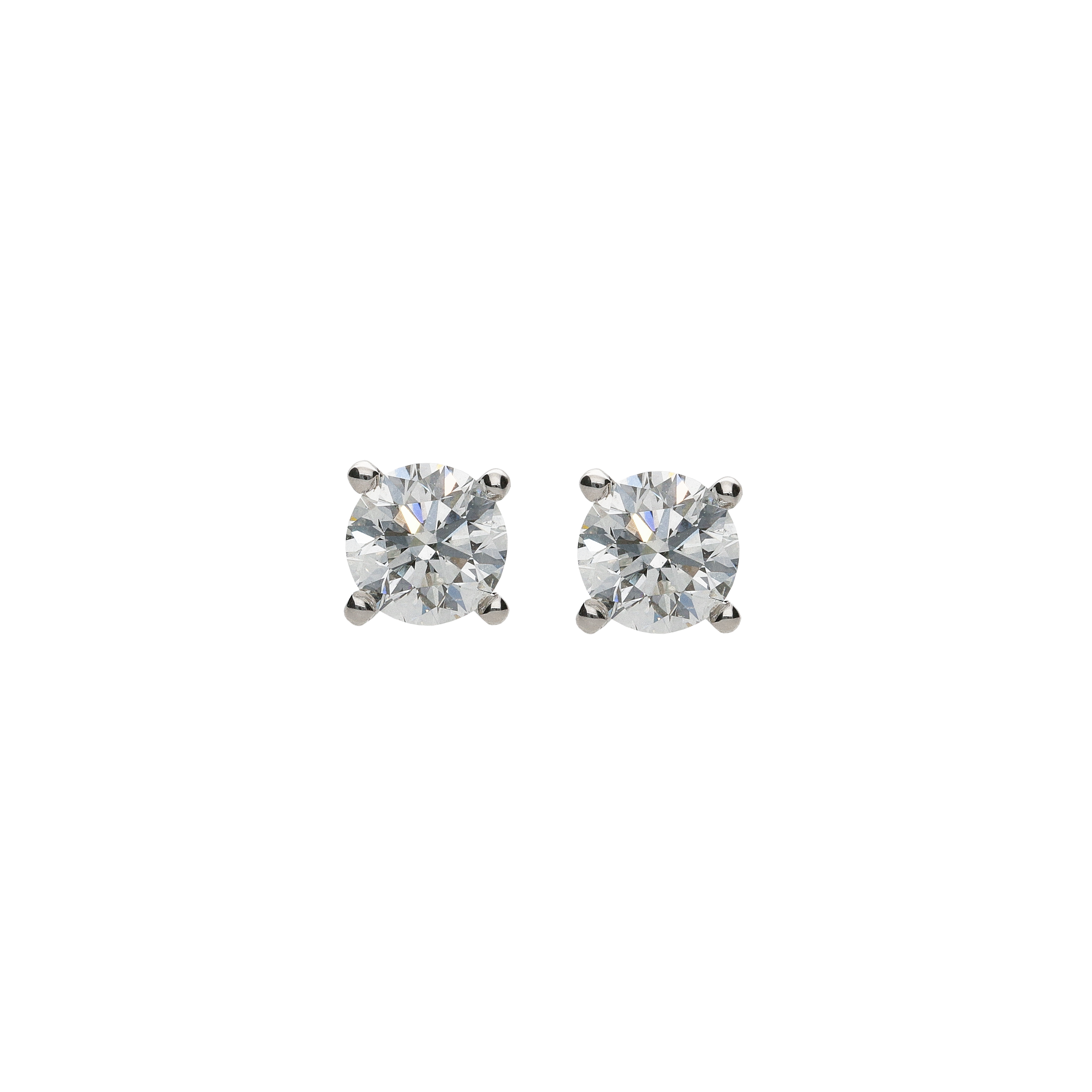 Bartorelli Italian Jewels | ORECCHINI PUNTO LUCE IN ORO BIANCO E DIAMANTI CERTIFICATI GIA - BAOR15 (1)