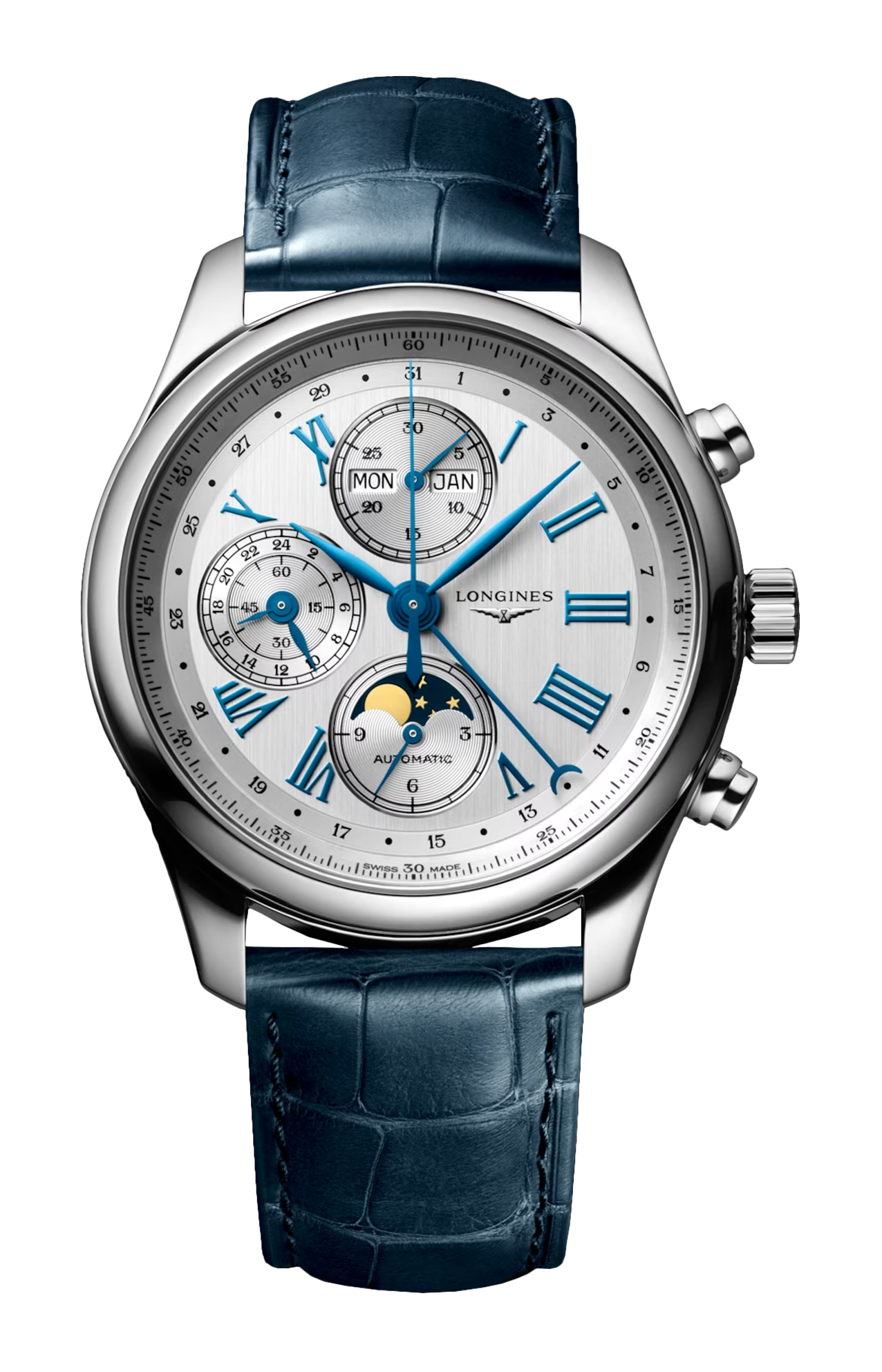 Longines | LONGINES MASTER COLLECTION CHRONO MOONPHASE - L2.773.4.71.2 (1)