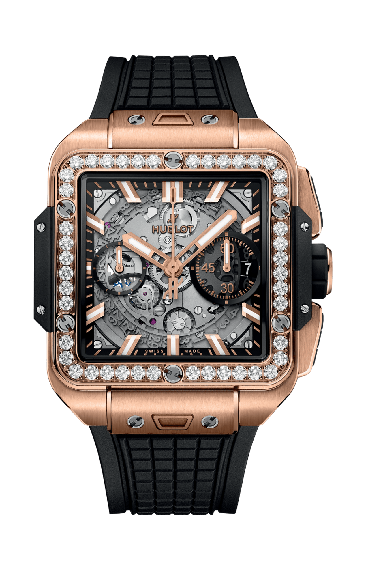 Hublot | SQUARE BANG UNICO KING GOLD DIAMONDS 42 MM - 821.OX.0180.RX.1204 (1)