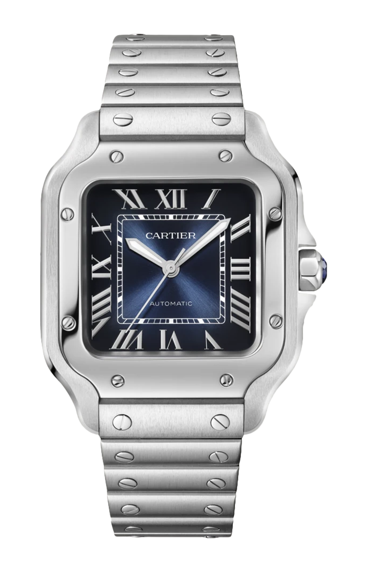 Cartier | SANTOS DE CARTIER, MODELLO MEDIO, ACCIAIO, AUTOMATICO - WSSA0063 (1)