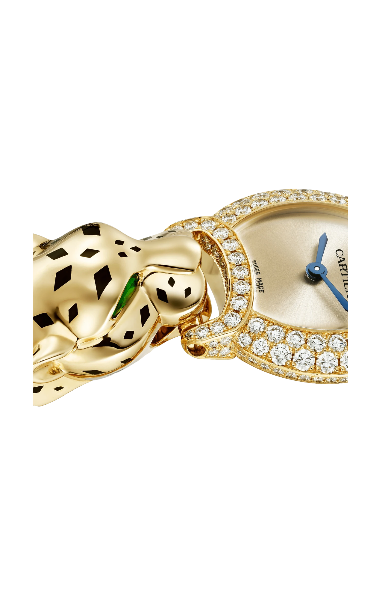 Cartier | LA PANTH&Egrave;RE DE CARTIER, ORO GIALLO, DIAMANTI, TSAVORITE, QUARZO - HPI01731 (2)