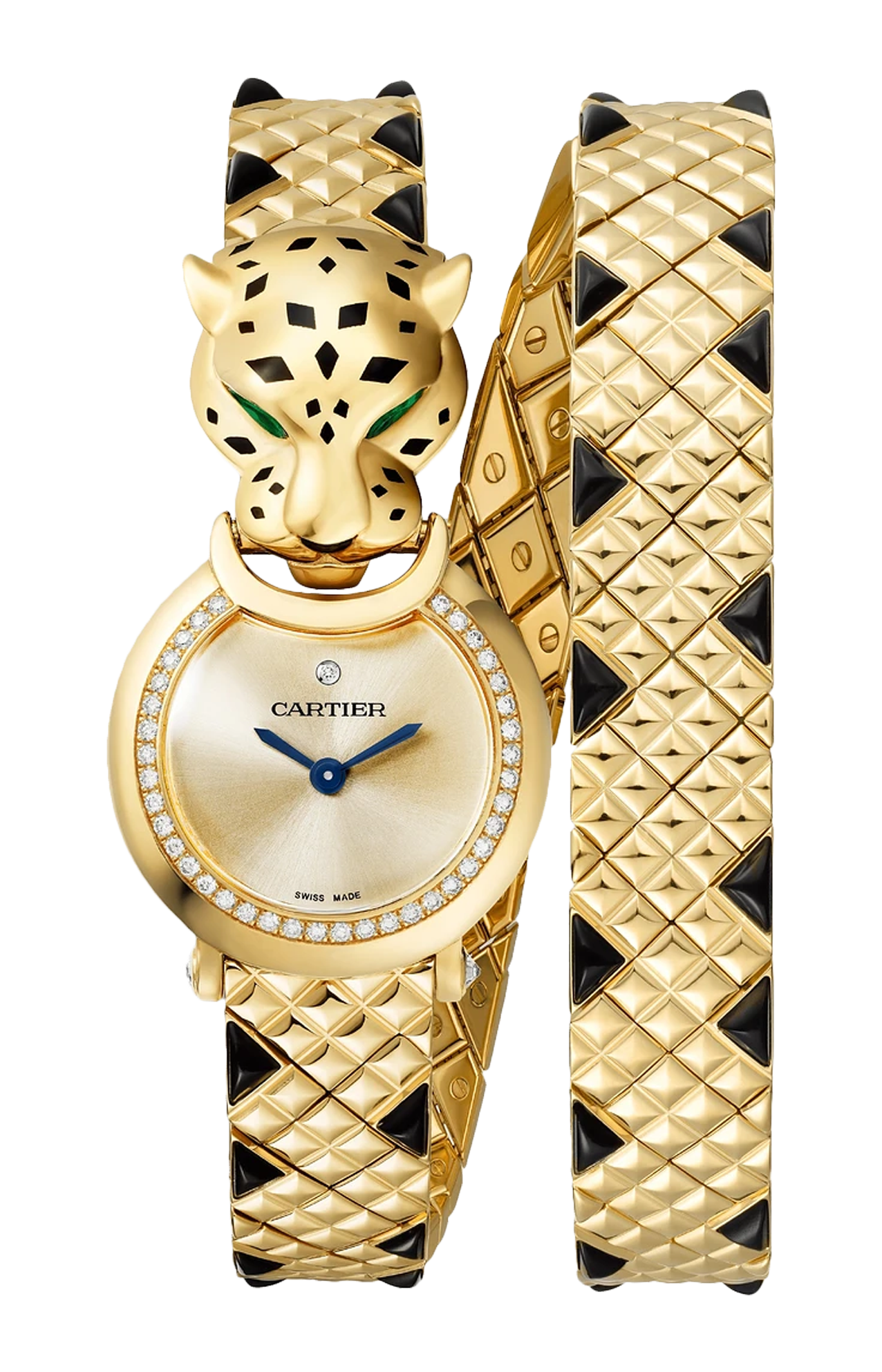 Cartier | LA PANTH&Egrave;RE DE CARTIER, ORO GIALLO, DIAMANTI, TSAVORITE, QUARZO - HPI01728 (1)