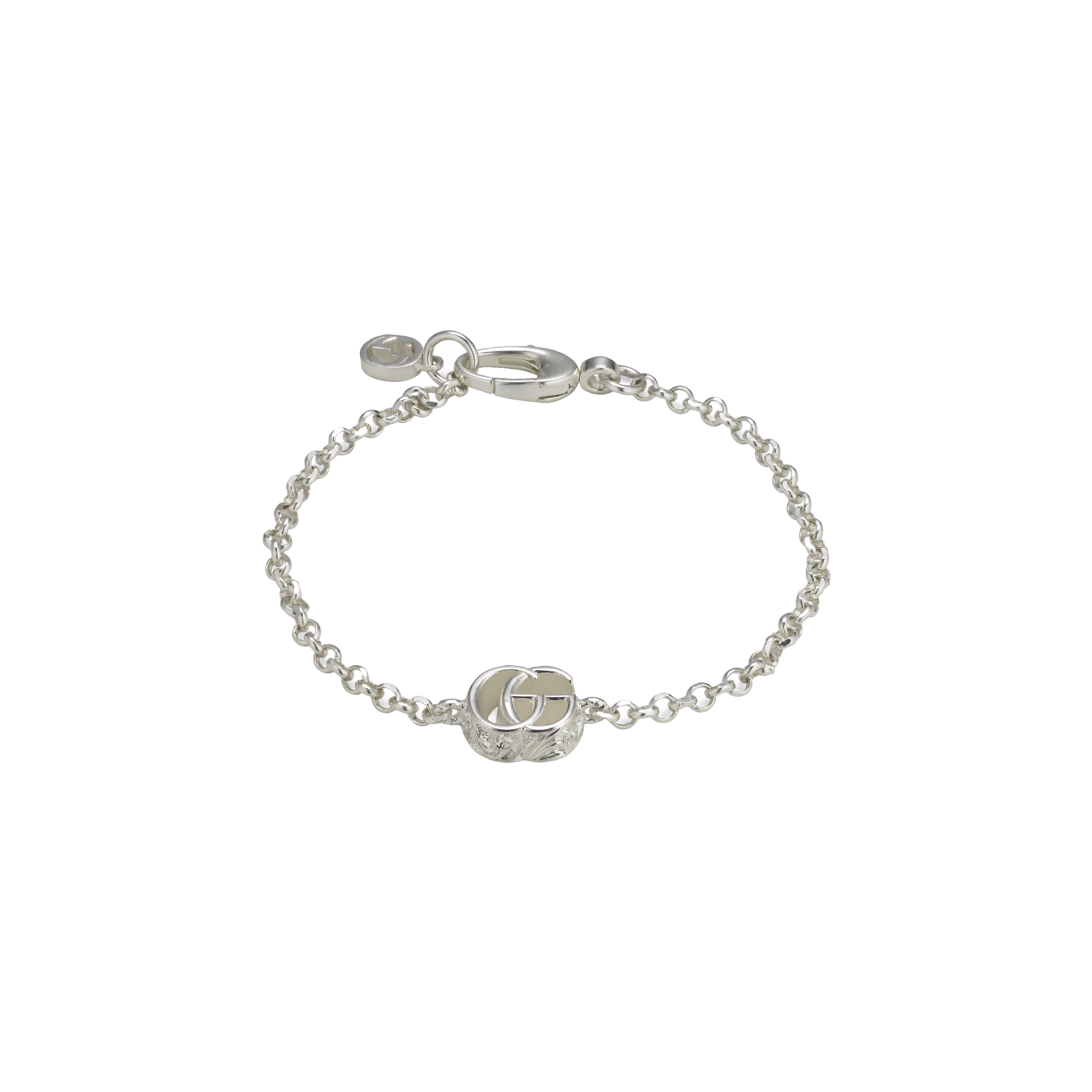 Gucci | BRACCIALE GG MARMONT IN ARGENTO - YBA770756001 - YBA770756001 (1)