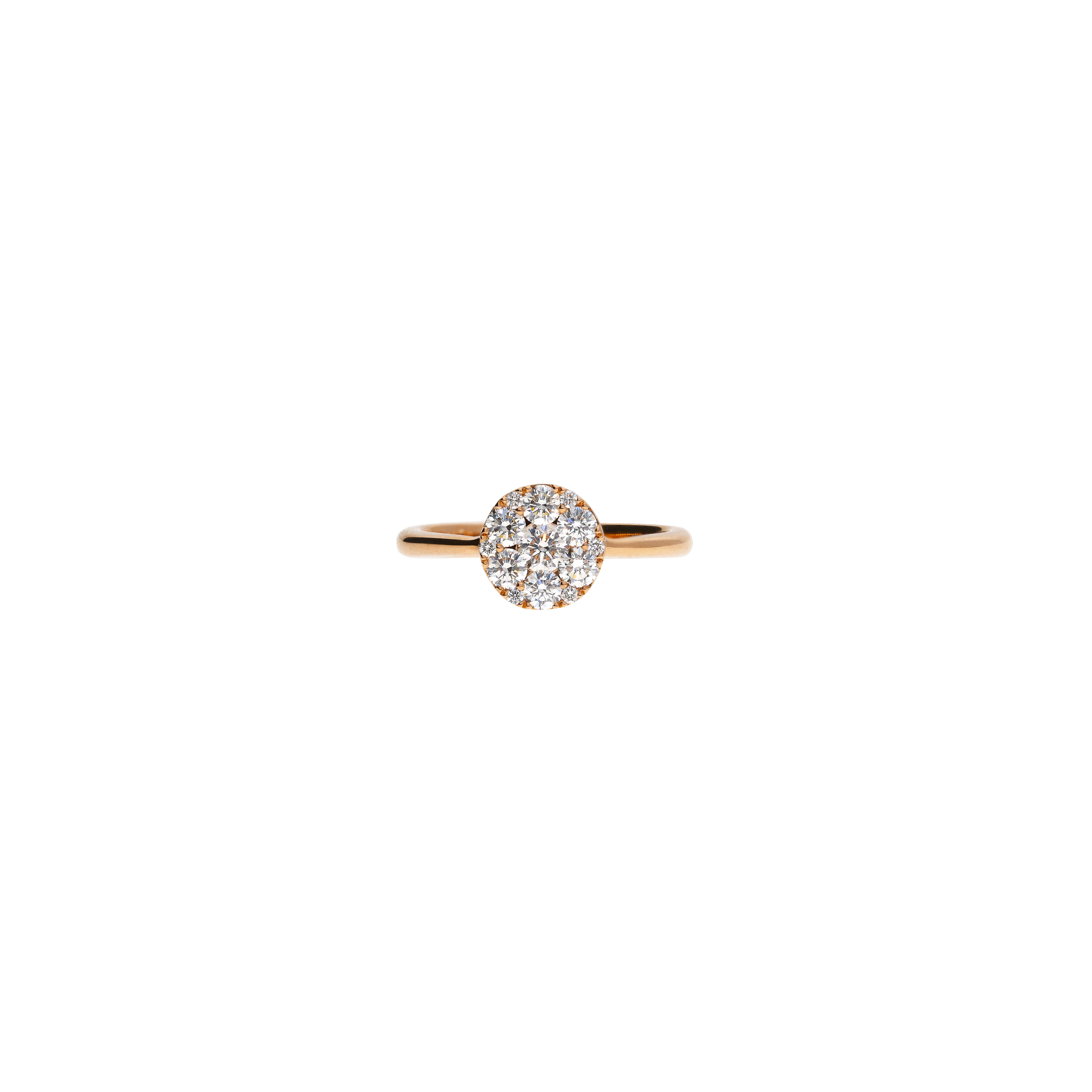 Bartorelli Italian Jewels | ANELLO A ROSETTA IN ORO ROSA CON DIAMANTI - 1AN0271633/1 (2)