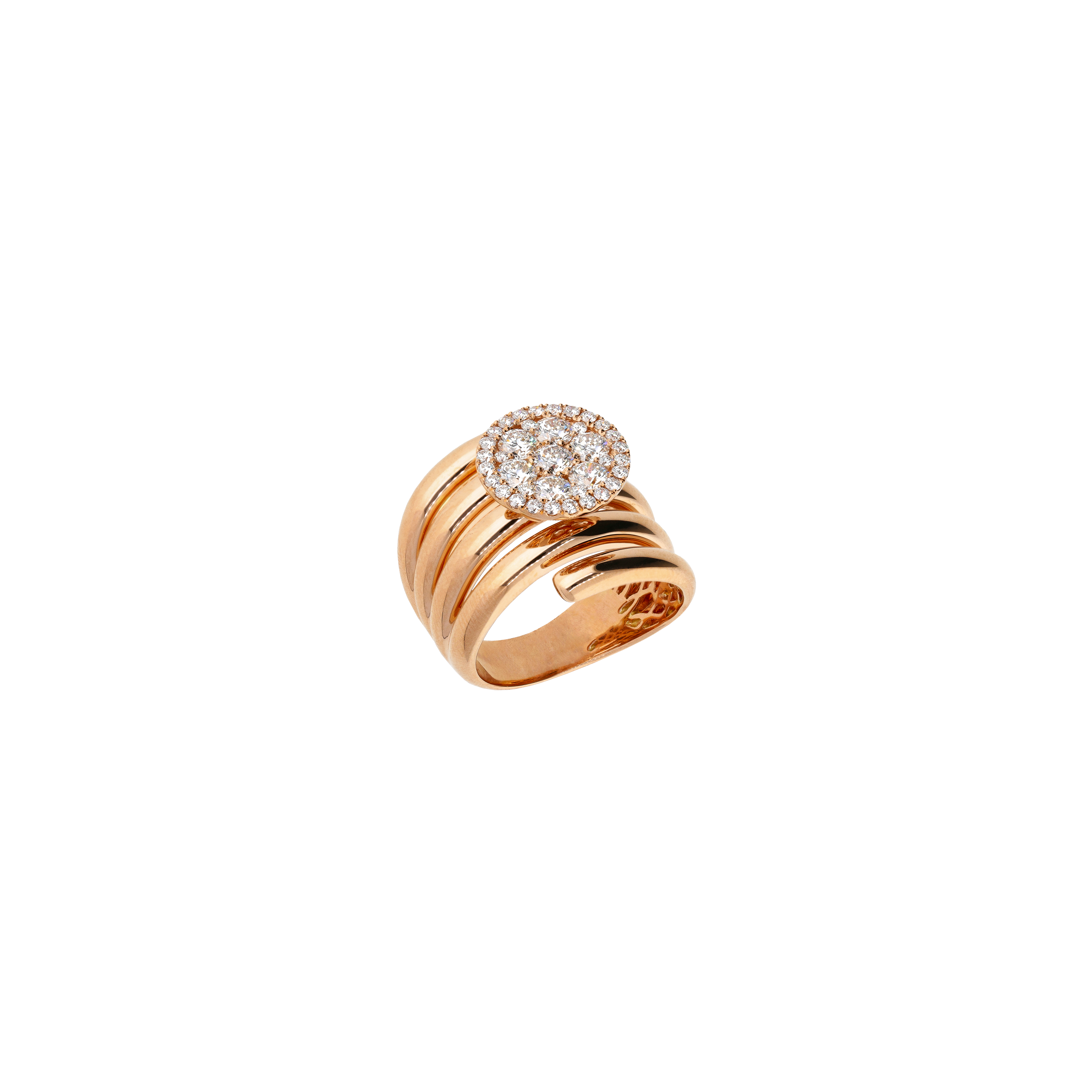 Bartorelli Italian Jewels | ANELLO IN ORO ROSA E DIAMANTI - 1AN0271654/1 (1)