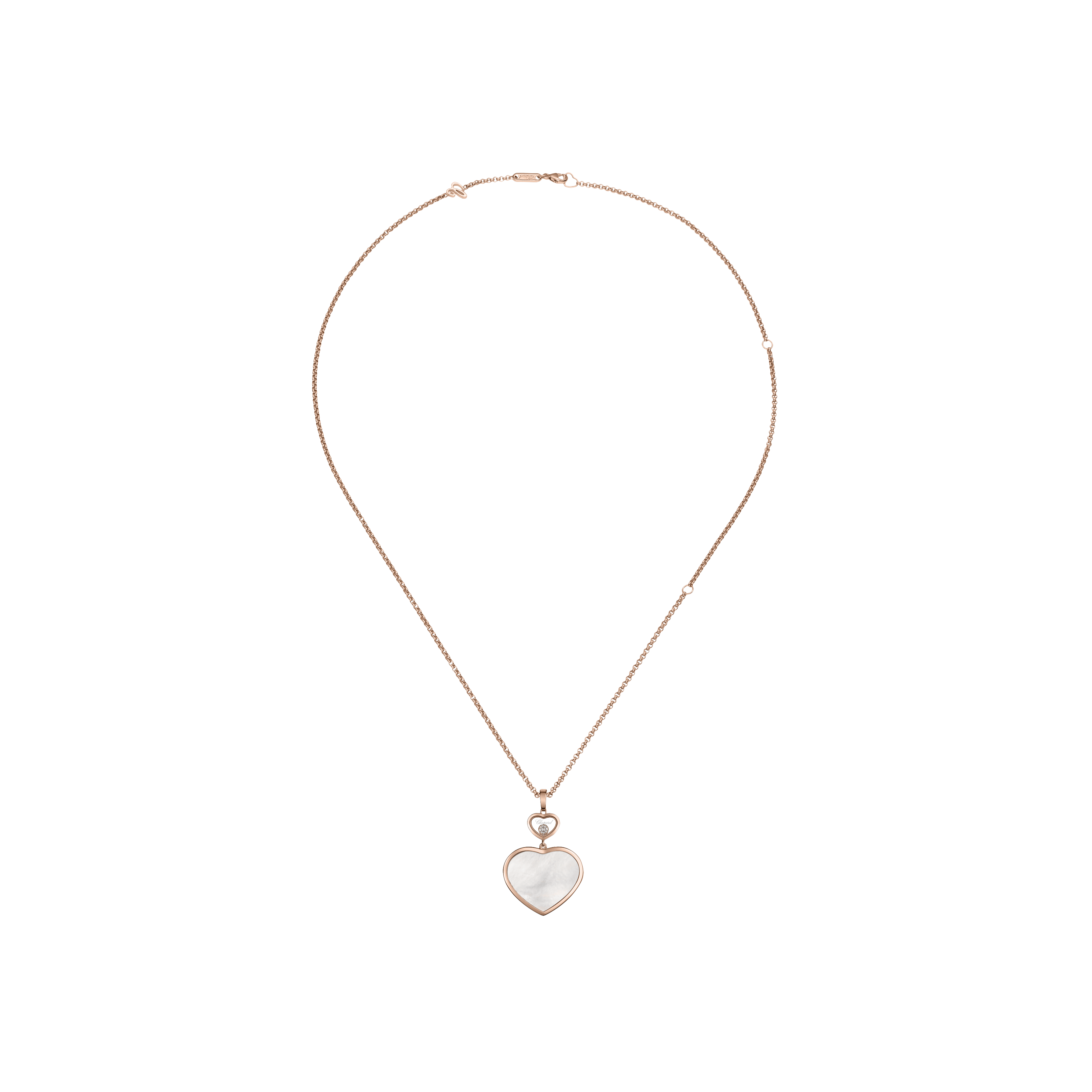 Chopard | CHOPARD - CIONDOLO ORO ROSA ETICO, DIAMANTE, MADREPERLA - 79A075 (1)