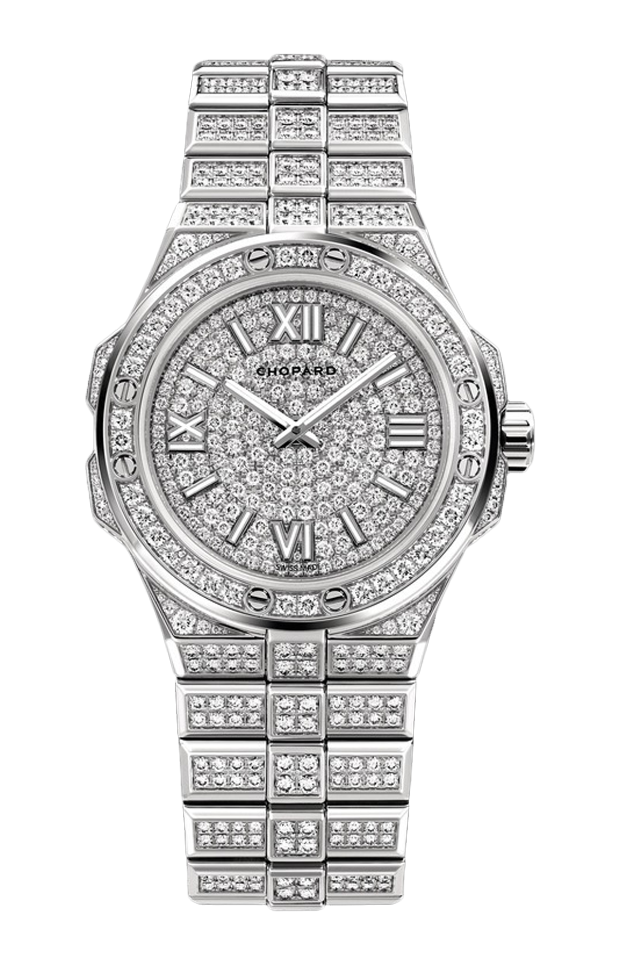 Chopard | ALPINE EAGLE 36 MM, AUTOMATICO, ORO BIANCO ETICO, DIAMANTI - 295370 (1)