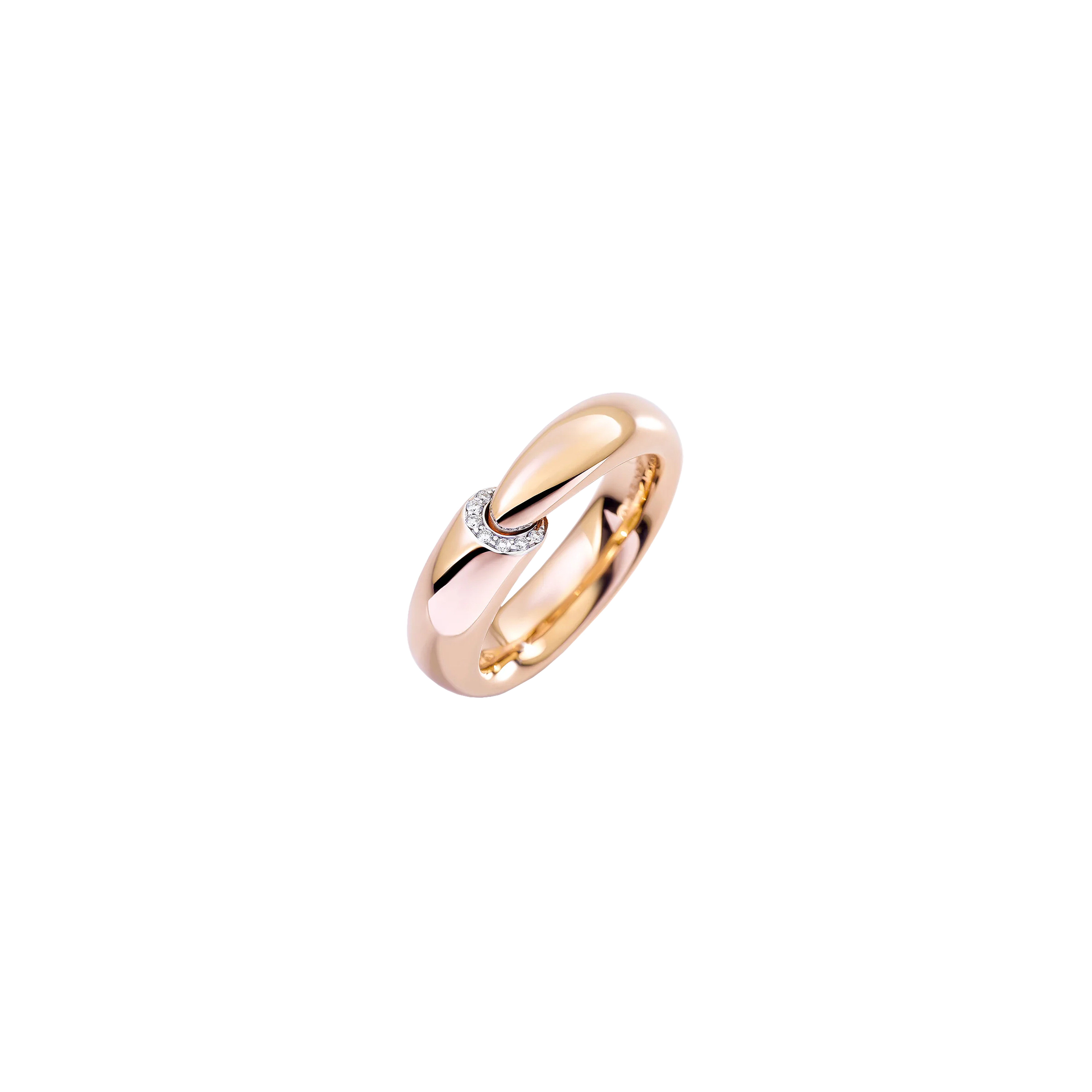 Vhernier | ANELLO CALLA THE ONE MIDI IN ORO ROSA E DIAMANTI - 0G1800A0300 (1)