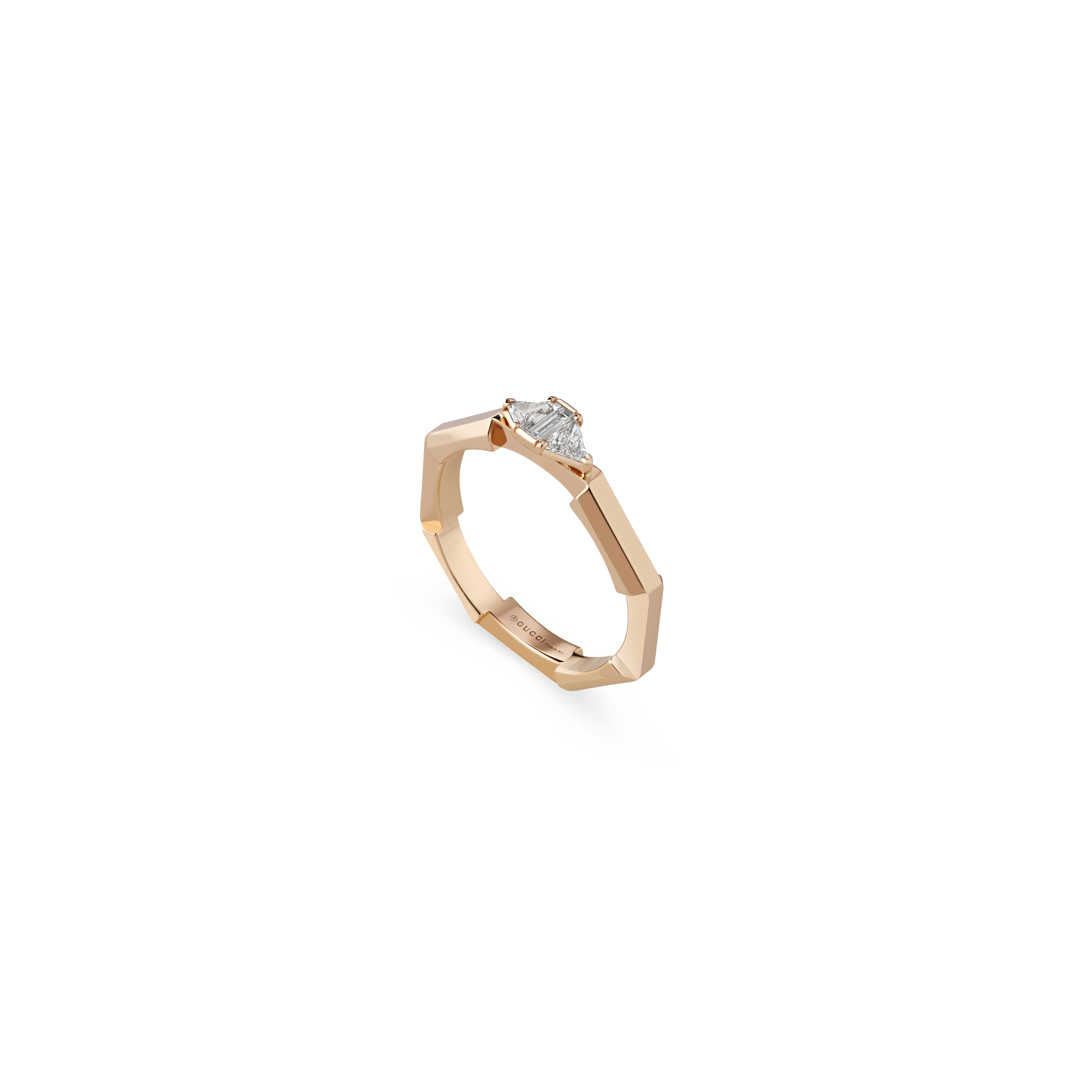 Gucci | ANELLO GUCCI LINK TO LOVE CON DIAMANTI  - YBC744971001 - YBC744971001 (1)