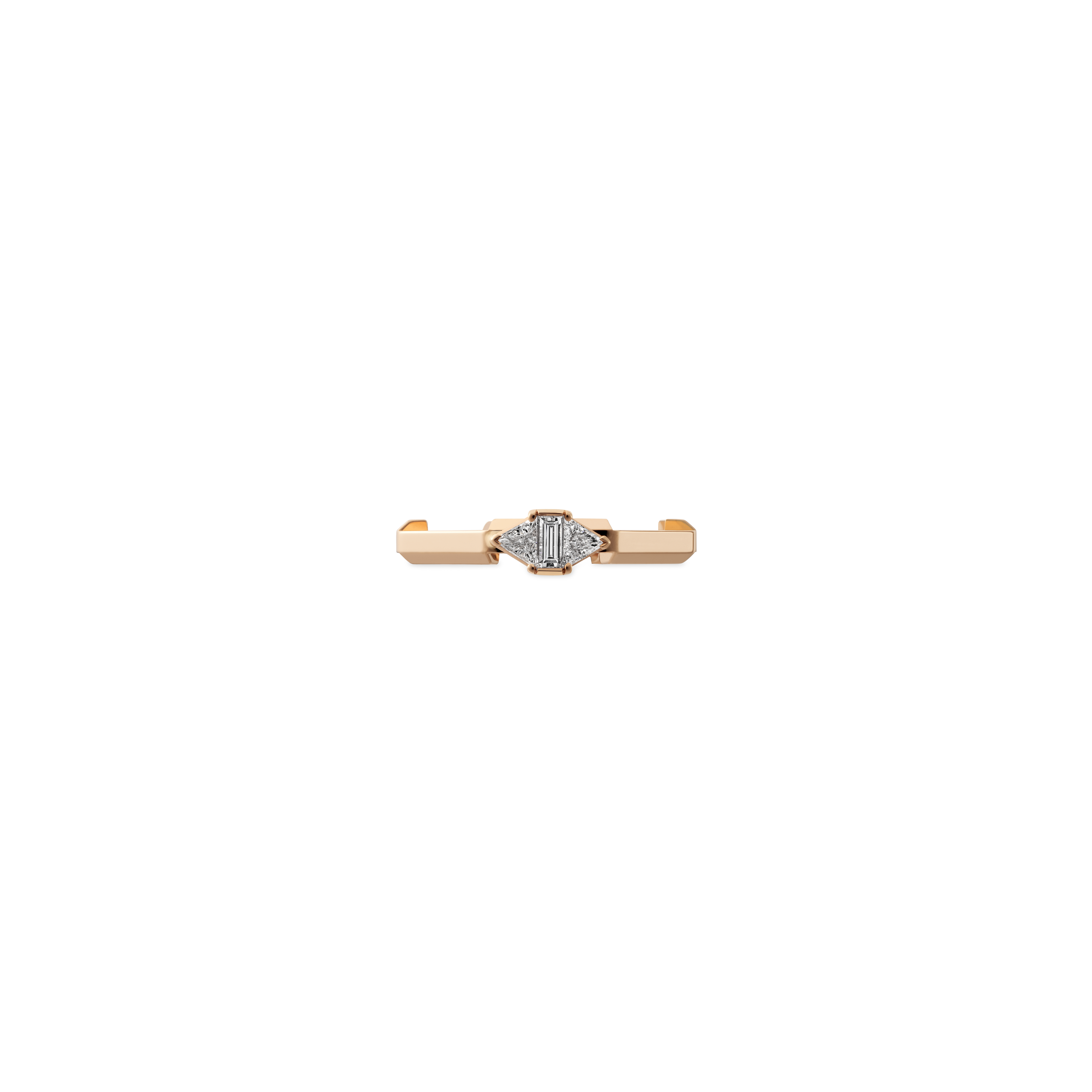Gucci | ANELLO GUCCI LINK TO LOVE CON DIAMANTI  - YBC744971001 - YBC744971001 (2)