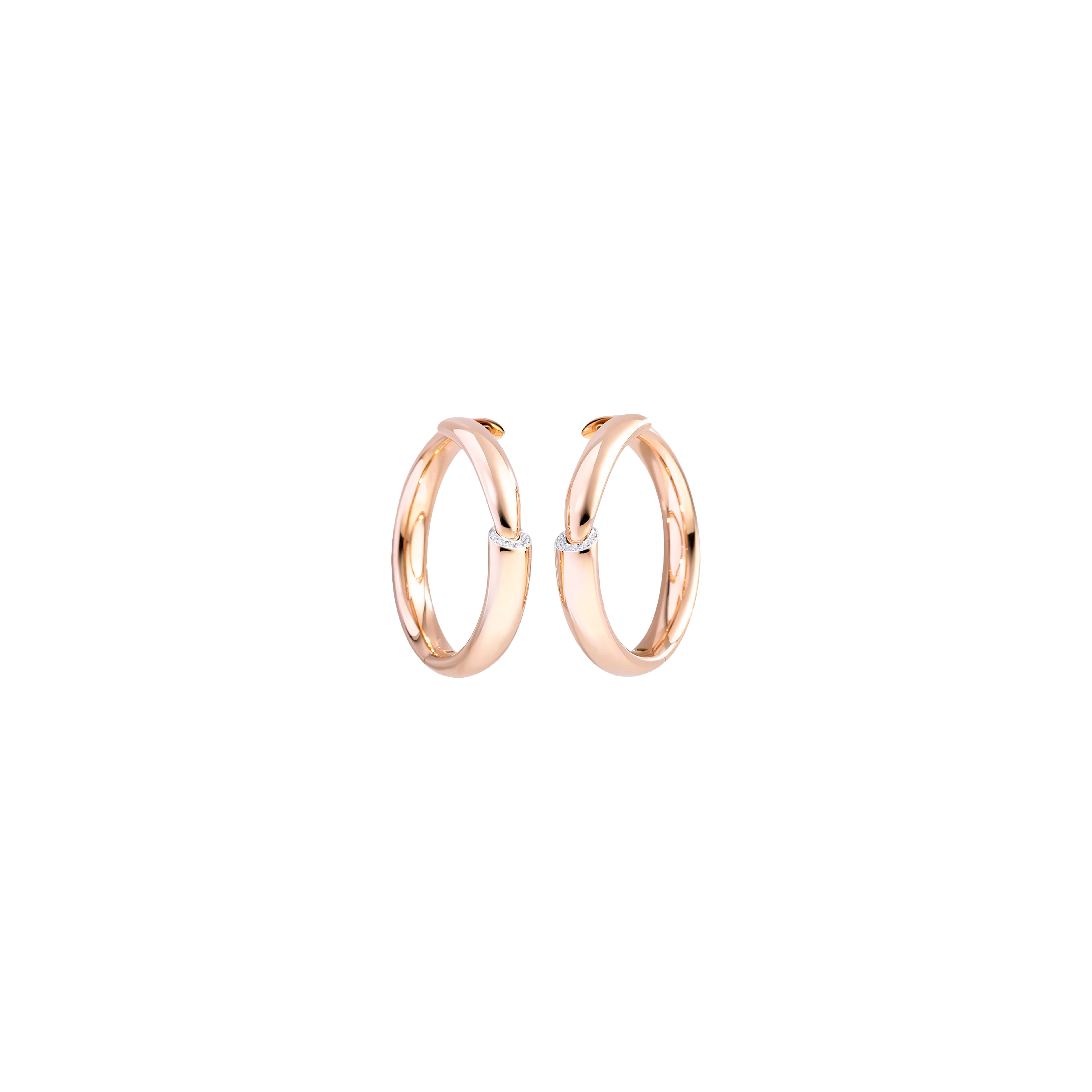 Vhernier | ORECCHINI CALLA THE ONE IN ORO ROSA 18K E DIAMANTI - 0G1800B0300 (1)