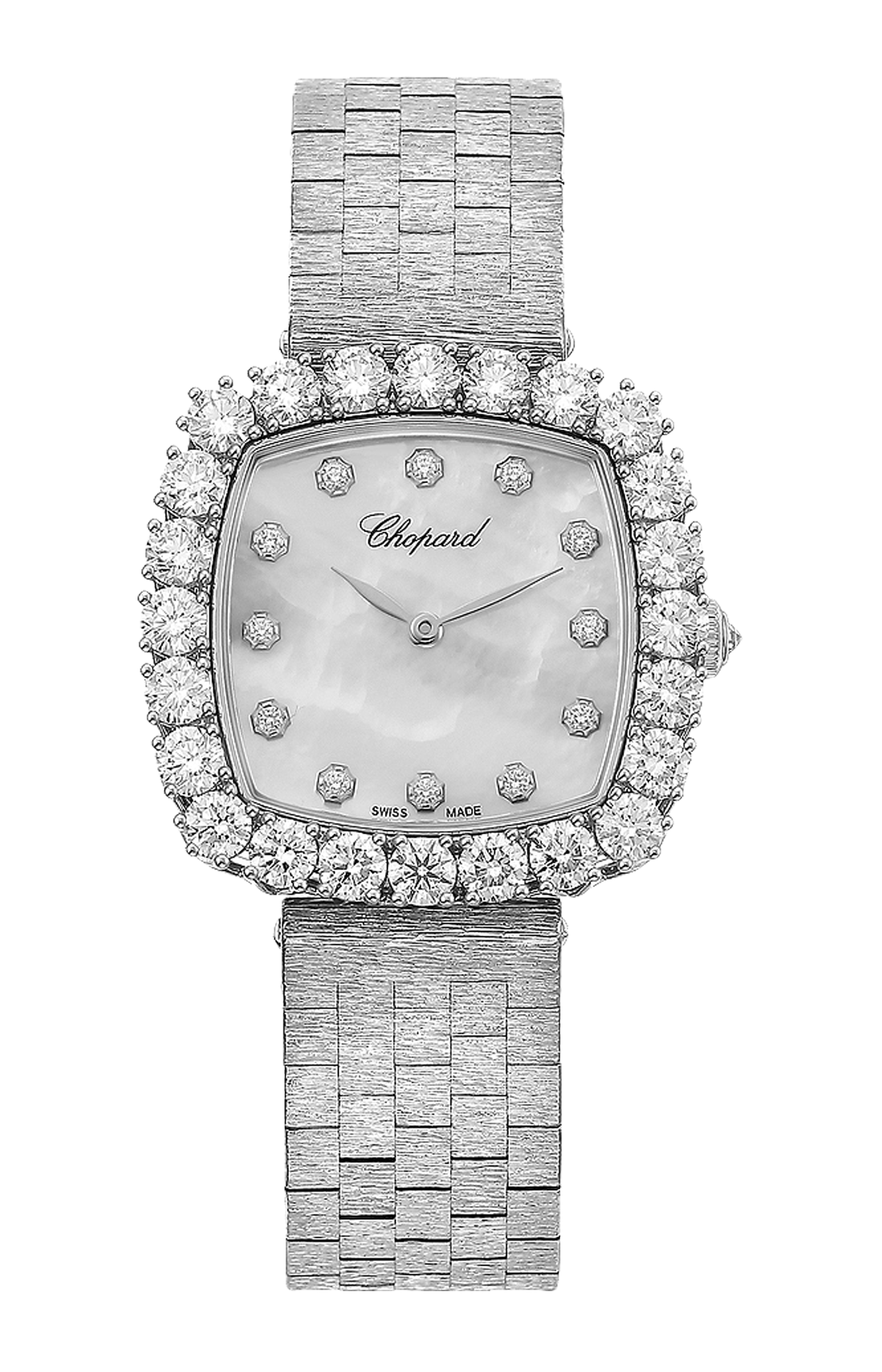 Chopard | L'HEURE DU DIAMANT 30 MM, AUTOMATICO, ORO BIANCO ETICO, DIAMANTI - 10A386 (1)