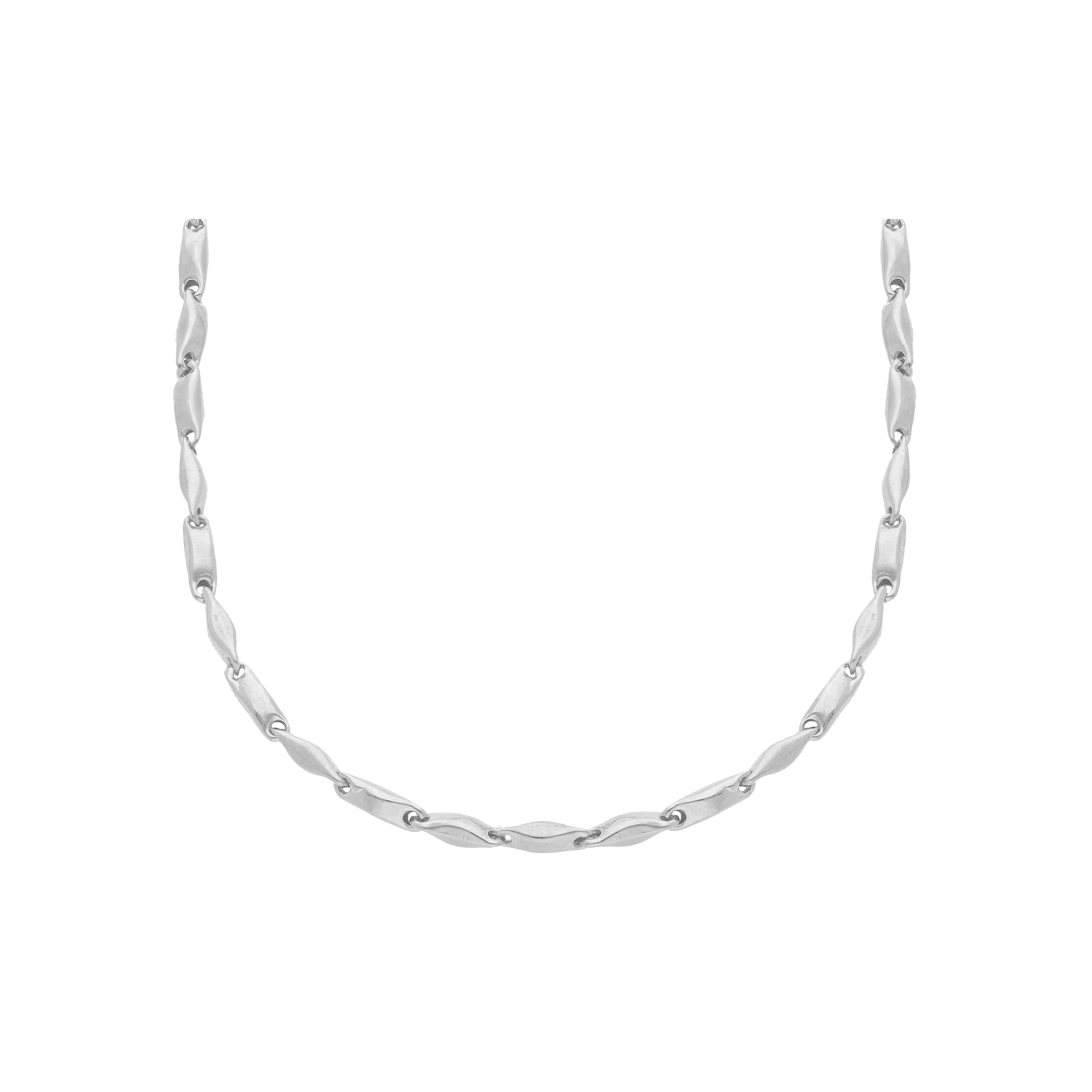 Bartorelli Italian Jewels | CATENA TUBETTI IN ORO BIANCO - VIR222BB60 (1)