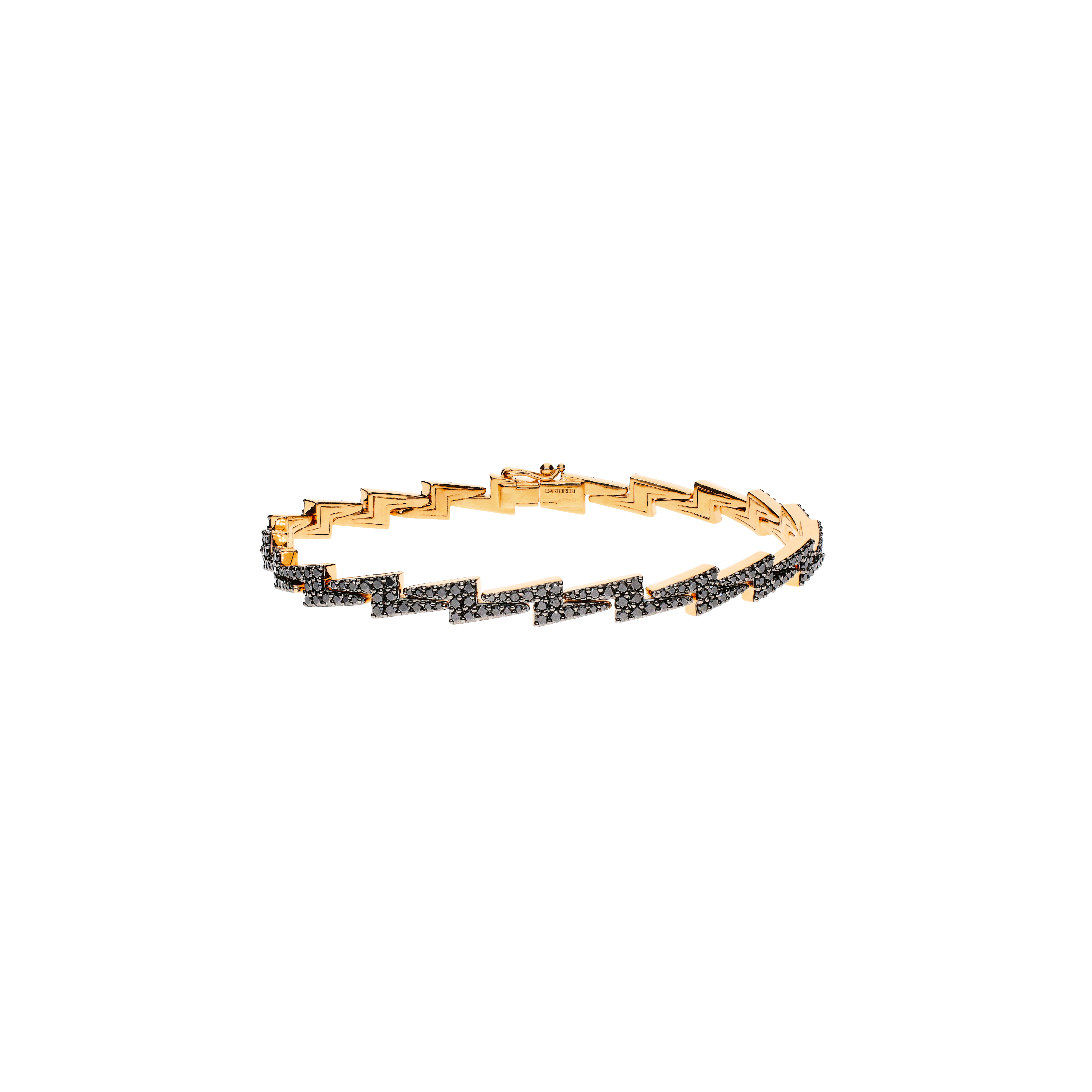 Bartorelli Italian Jewels | BRACCIALE IN ORO ROSA FULL PAVE' DIAMANTI NERI - VB29493DK195P (1)