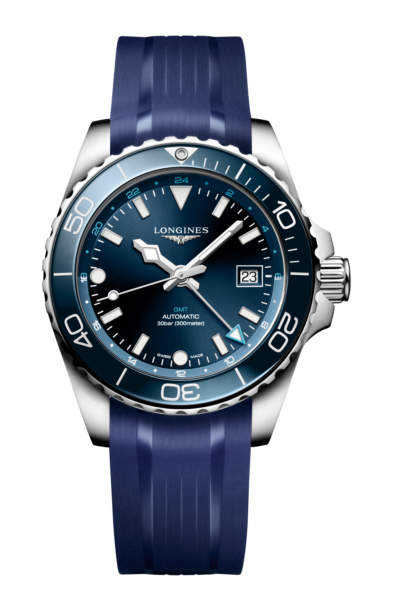 Longines | HYDROCONQUEST GMT 41 MM - L3.790.4.96.9 (1)