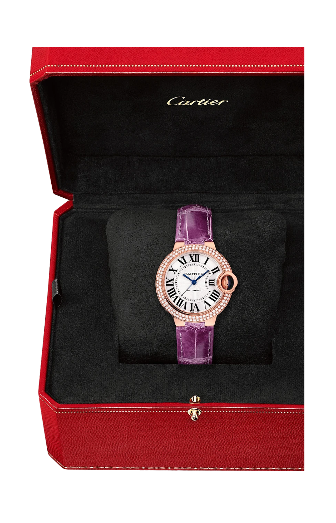 Cartier | BALLON BLEU DE CARTIER 33 MM, AUTOMATICO, ORO ROSA, DIAMANTI - WJBB0051 (4)