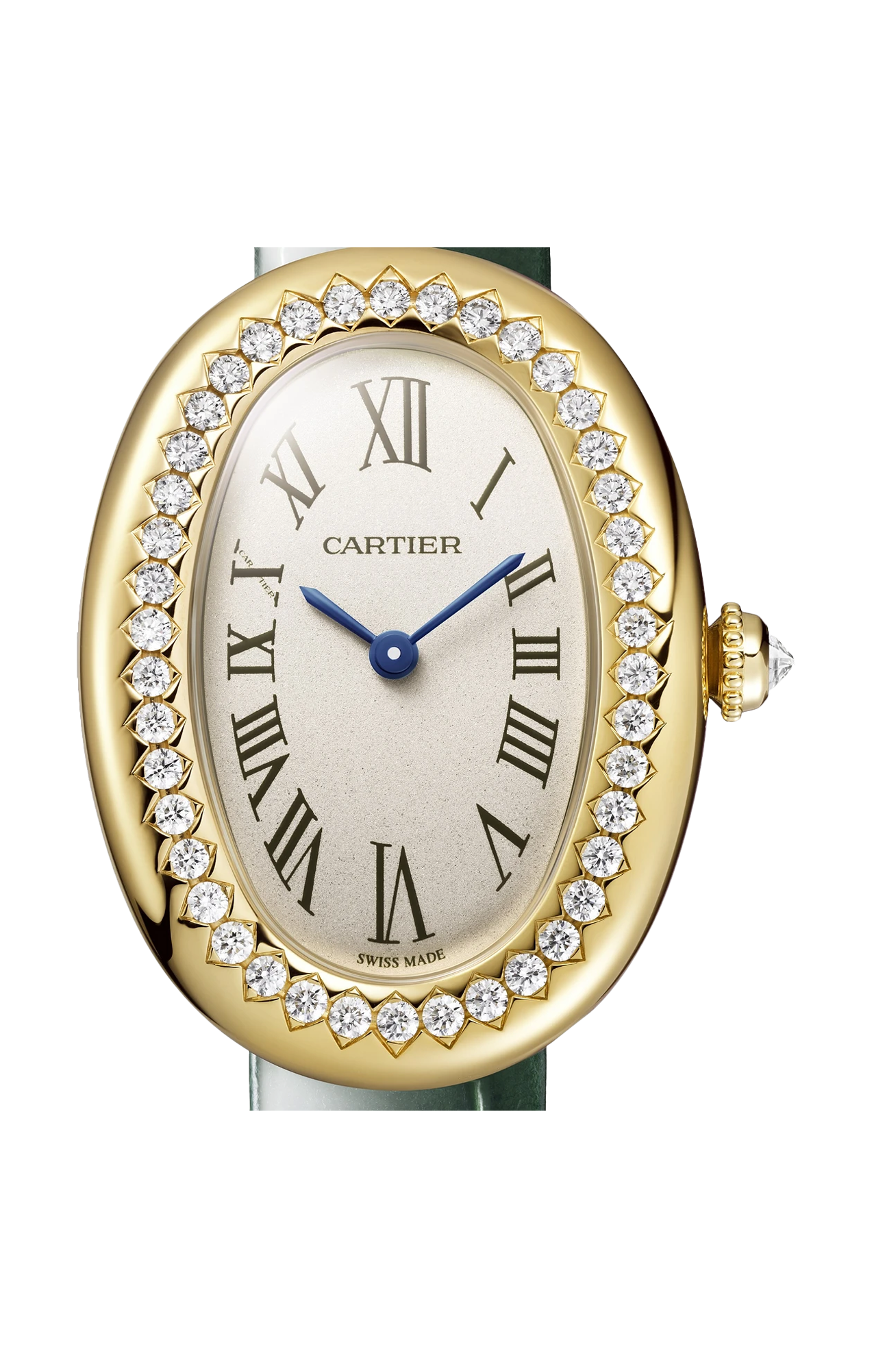 Cartier | BAIGNOIRE MODELLO PICCOLO, ORO GIALLO, DIAMANTI, QUARZO - WJBA0054 (2)