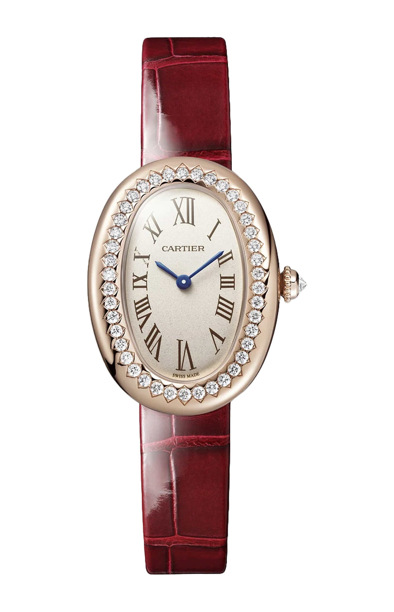 Cartier | BAIGNOIRE MODELLO PICCOLO, ORO ROSA, DIAMANTI, QUARZO - WJBA0053 (1)