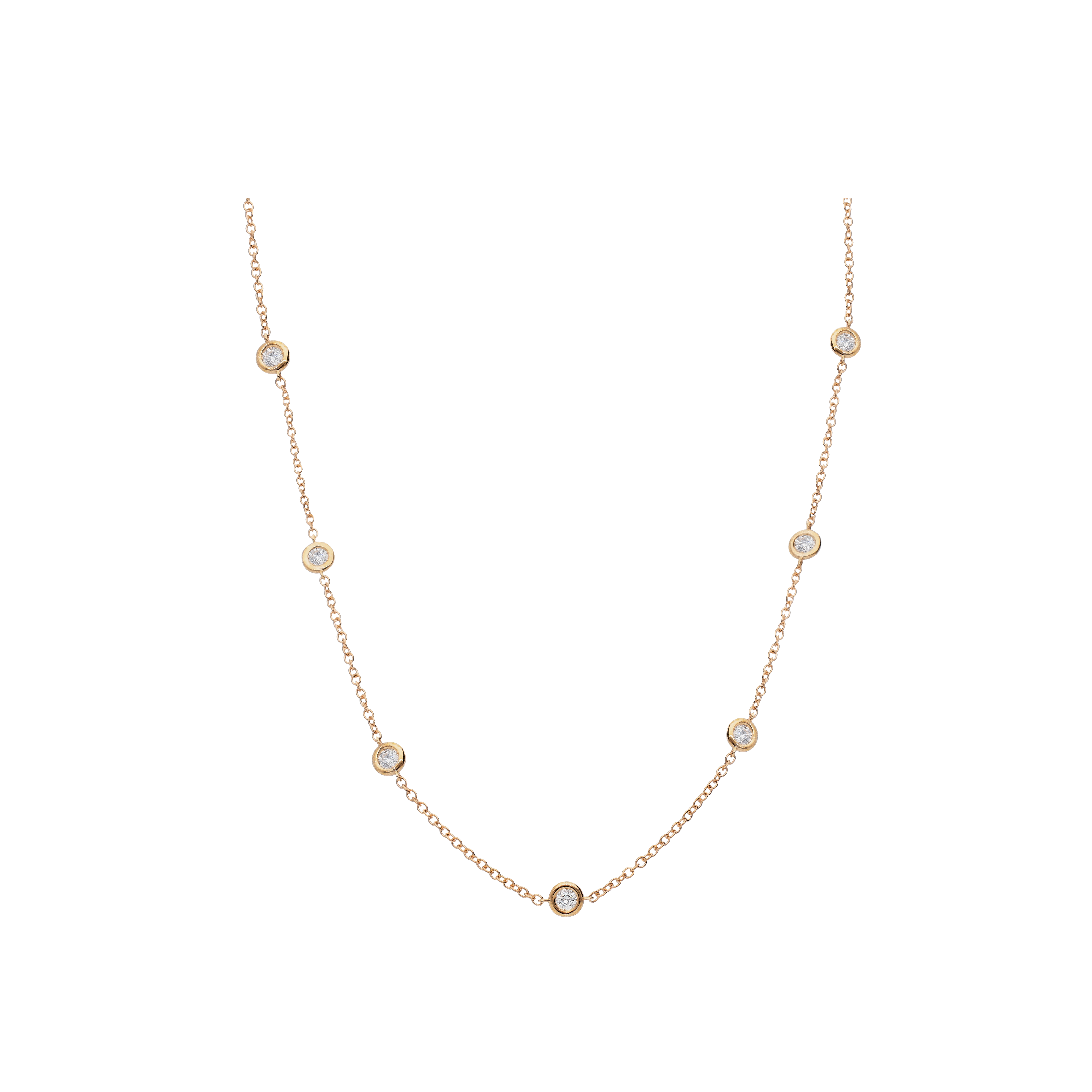 Bartorelli Italian Jewels | COLLANA IN ORO ROSA CON DIAMANTI - BBGT09CR09 (1)