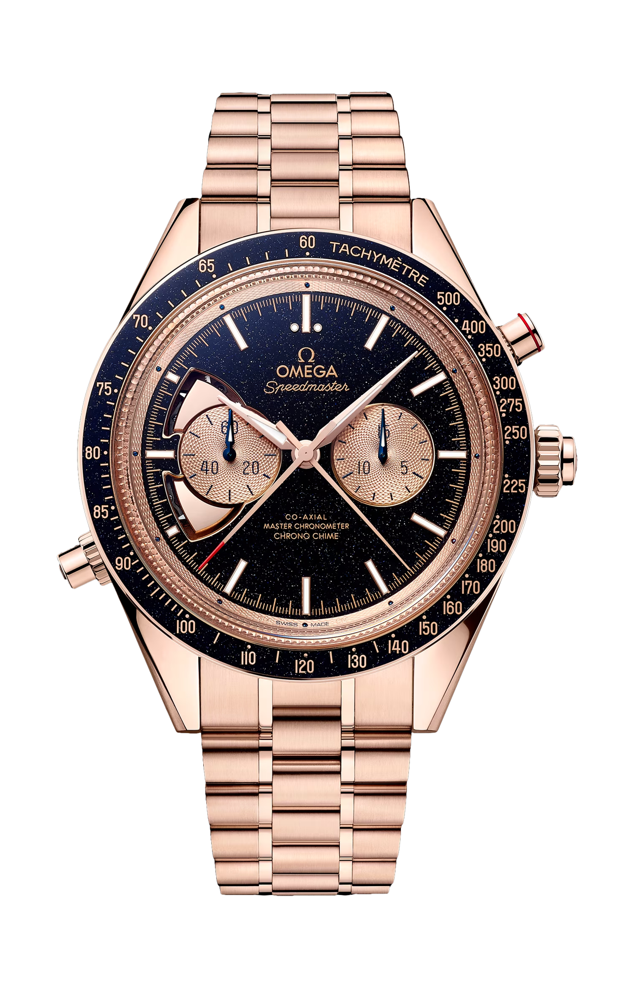 Omega | SPEEDMASTER CHRONO CHIME 45 MM, ORO SEDNA&trade; SU ORO SEDNA&trade; - LIMITED EDITION - 522.50.45.52.03.001 (1)