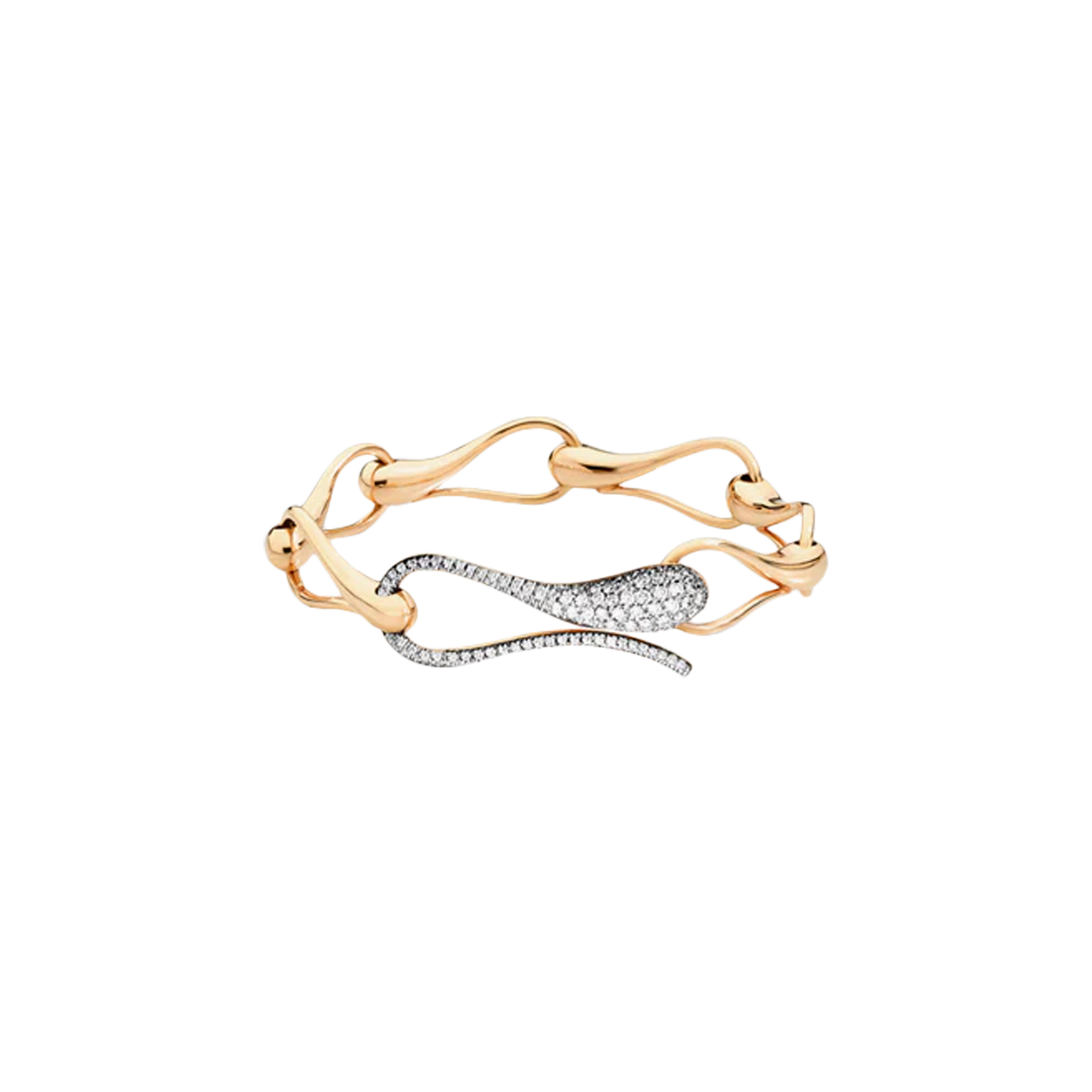 Dada Arrigoni | BRACCIALE ELIKA IN ORO ROSA, ORO BIANCO E DIAMANTI - DEK01BRRBDI - DEK01BRRBDI (1)