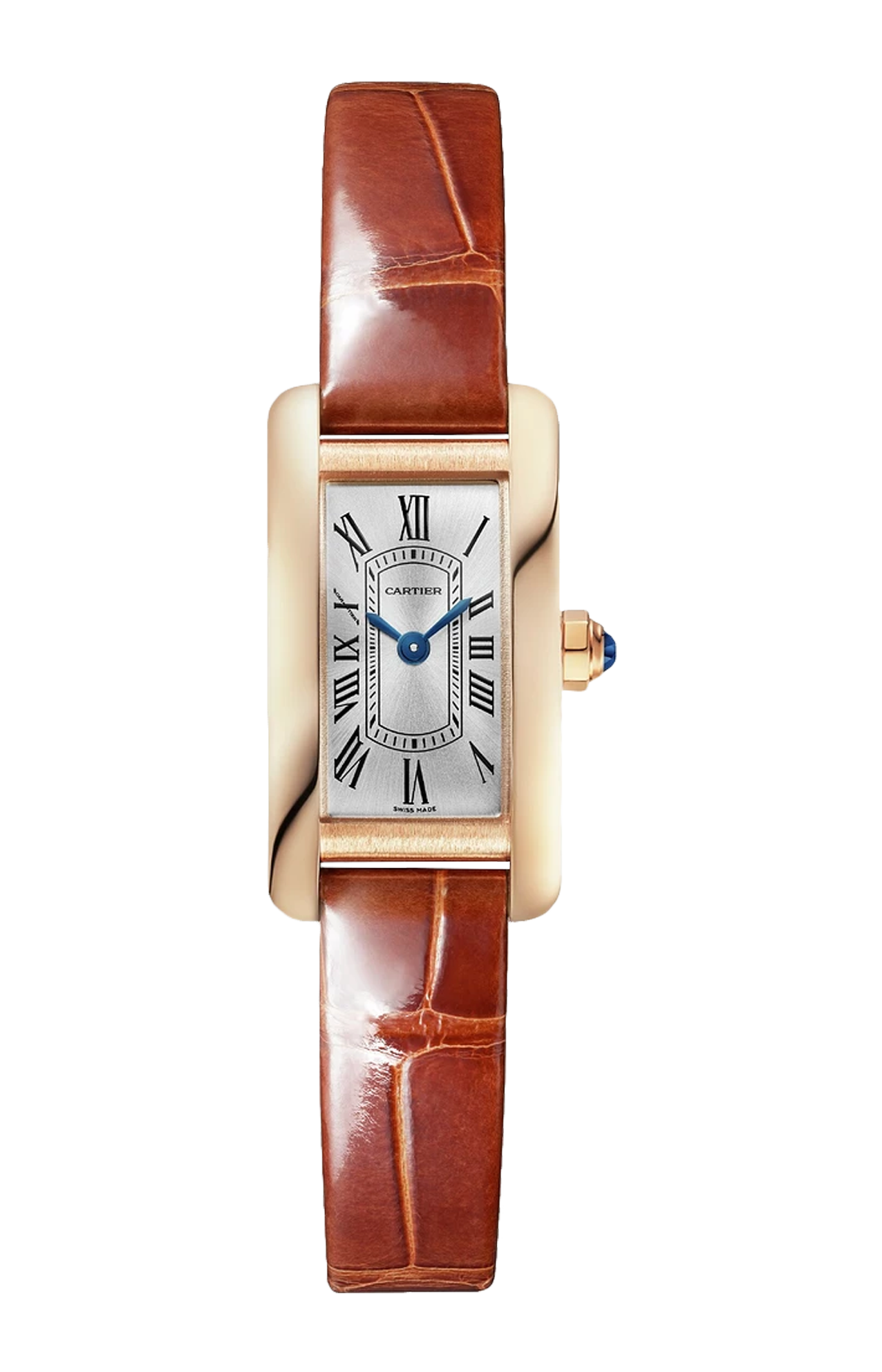 Cartier | TANK AM&Eacute;RICAINE, MODELLO MINI, ORO ROSA, QUARZO - WGTA0341 (1)