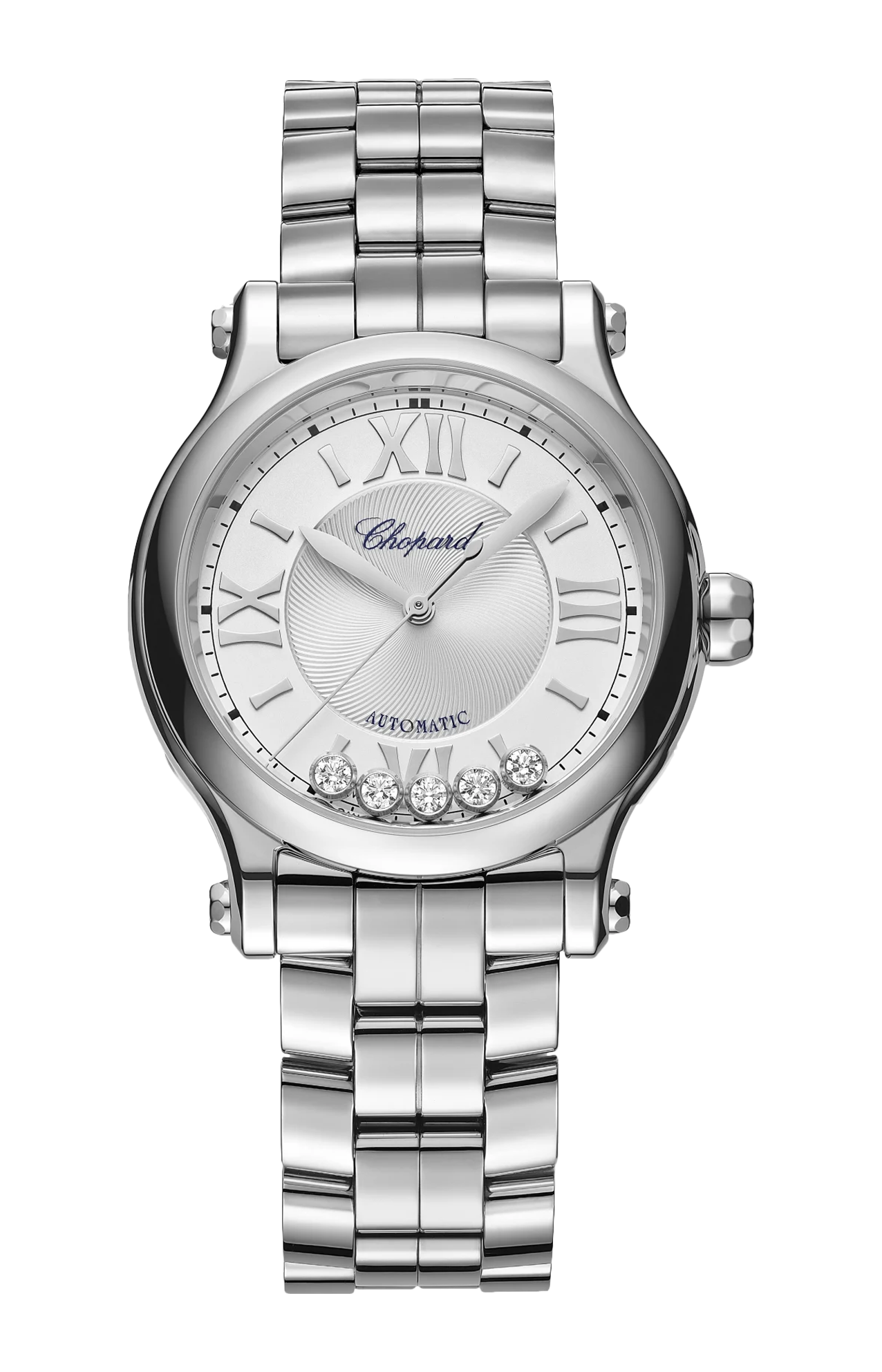 Chopard | HAPPY SPORT 33 MM, AUTOMATICO, LUCENT STEEL&trade;, DIAMANTI - 278608 (1)