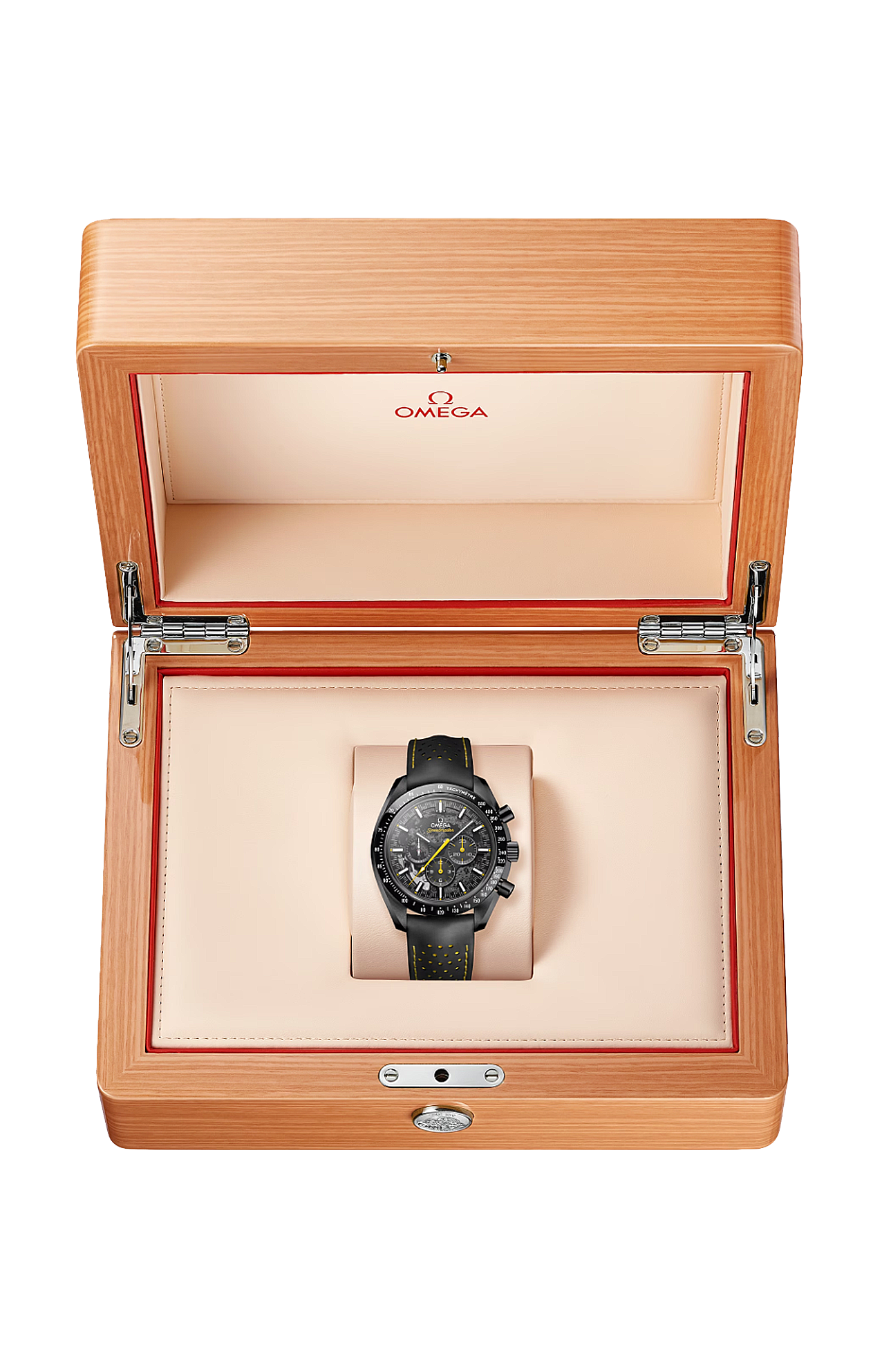 Omega | SPEEDMASTER DARK SIDE OF THE MOON 44,25 MM, CERAMICA NERA SU CAUCCI&Ugrave; - 310.92.44.50.01.001 (5)