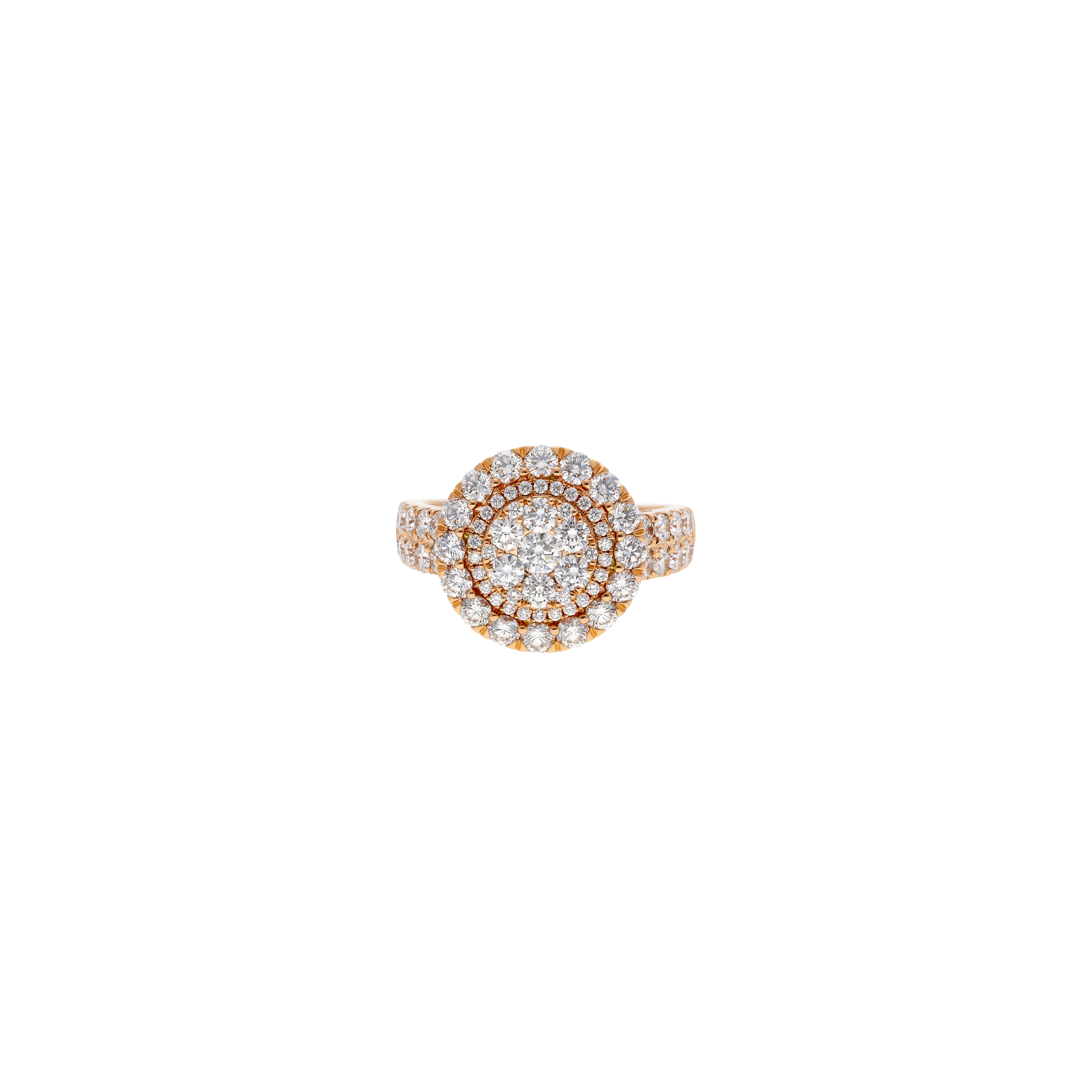 Bartorelli Italian Jewels | ANELLO ORO ROSA PAVE' DI DIAMANTI BIANCHI - 1AN0271595/2 (3)